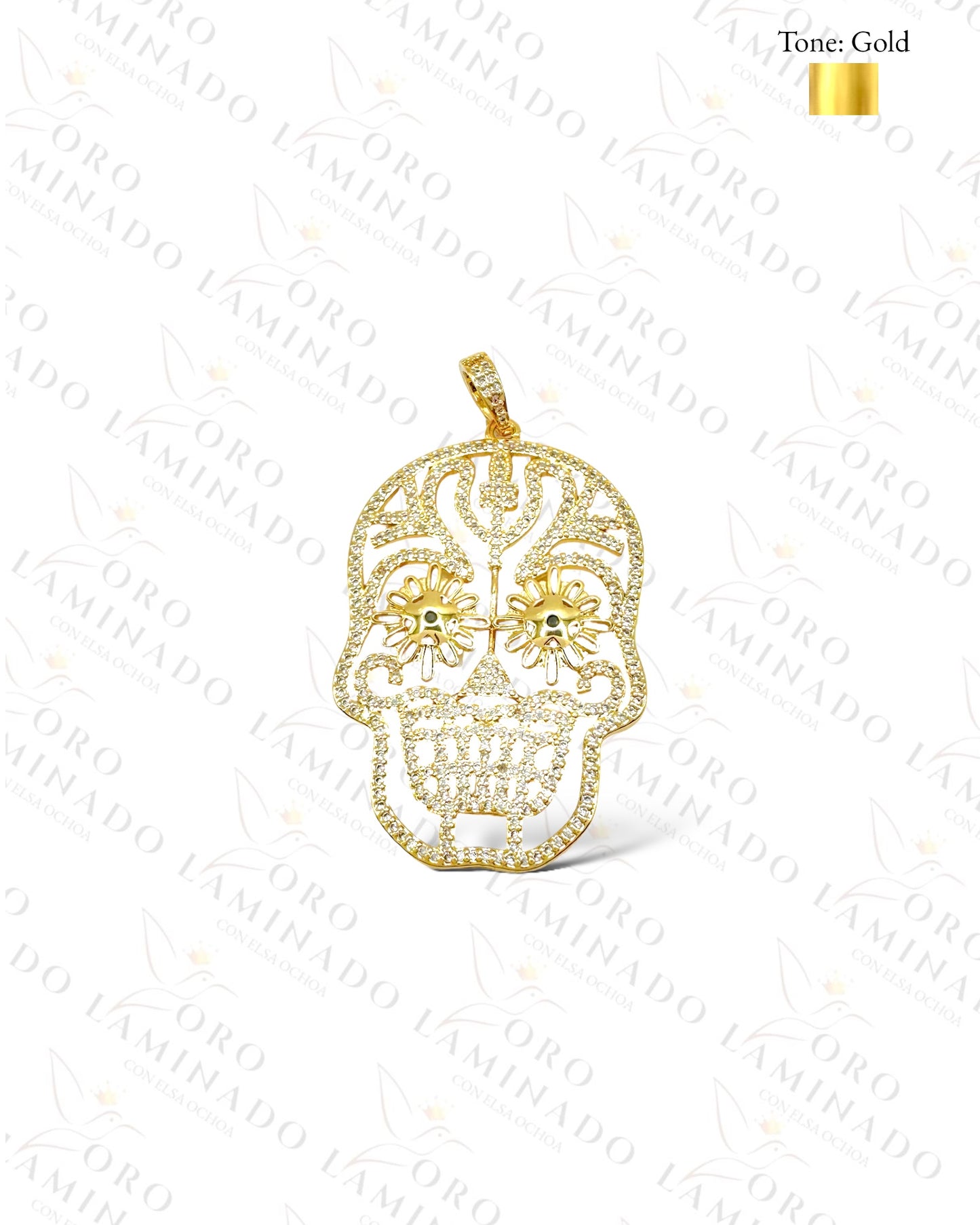 Gold Filled Sparkling Calaverita Pendant Y18