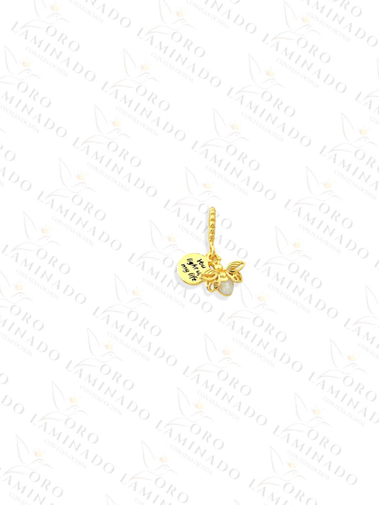 White Firefly Charm B141