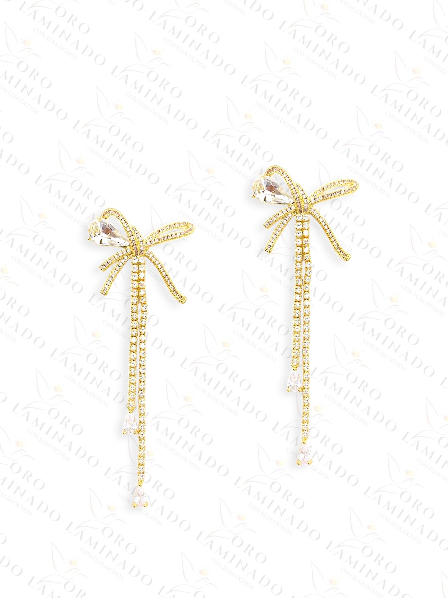 High Quality Long Bow Earrings C473