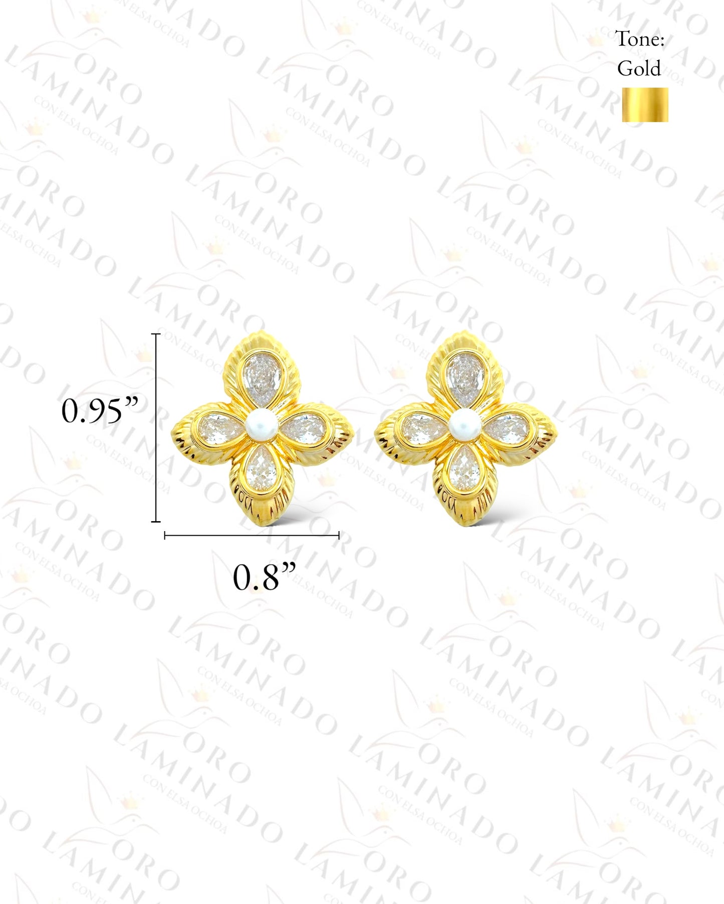 High Quality Flower Earrings Y316