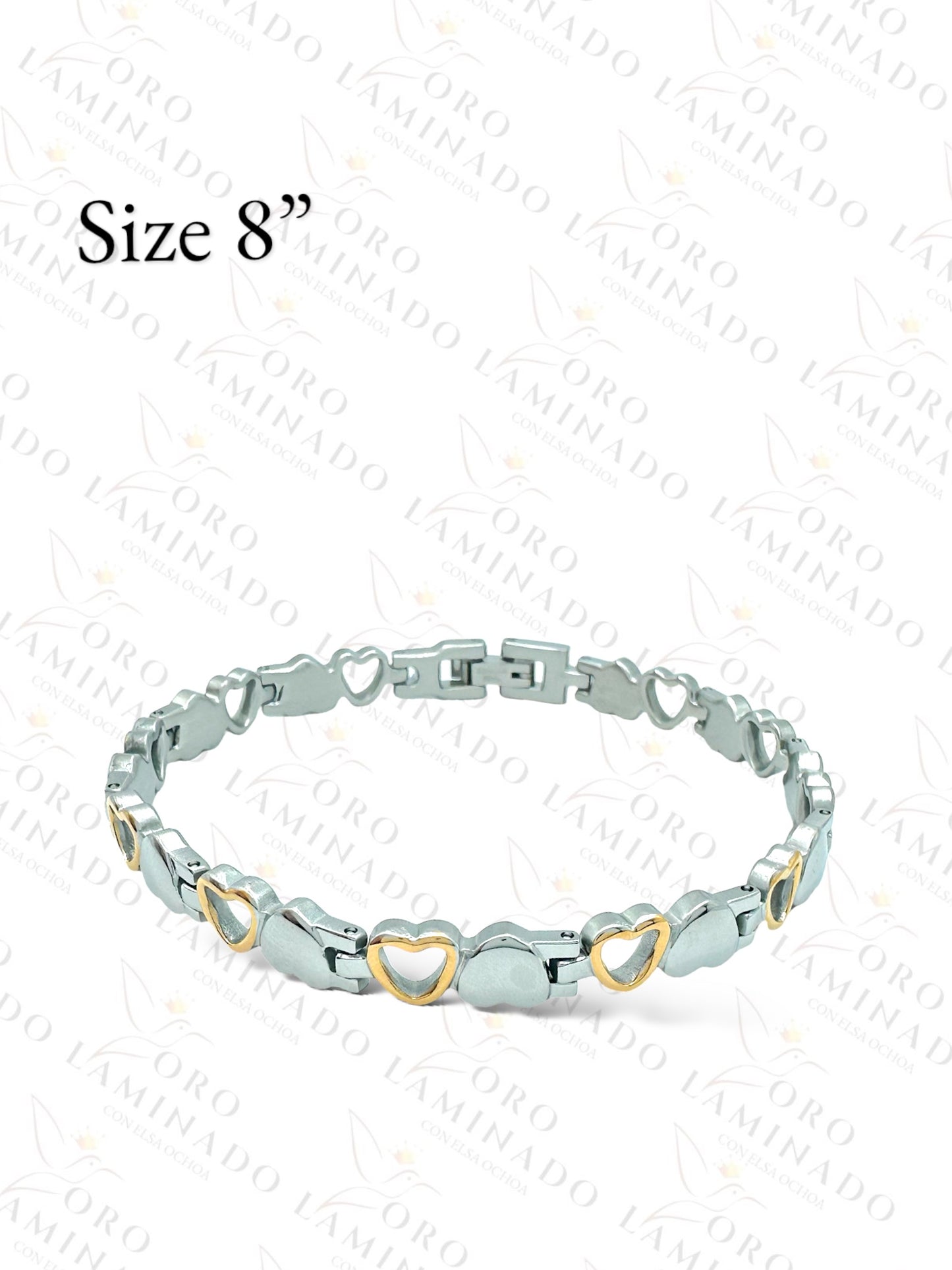 High Quality Stainless Steal Mini Hearts Bracelet B411