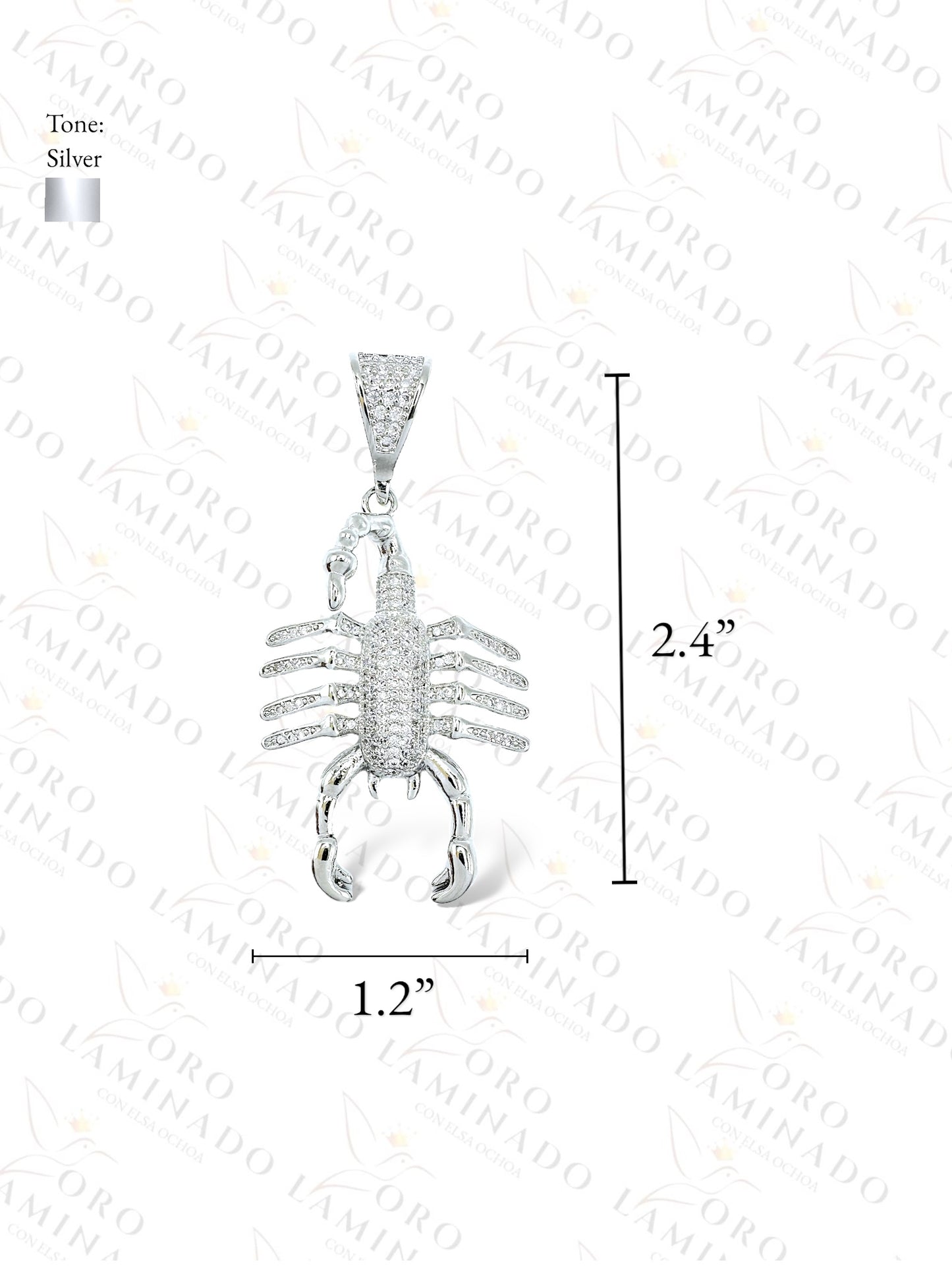 High Quality Silver Scorpio Pendant G392