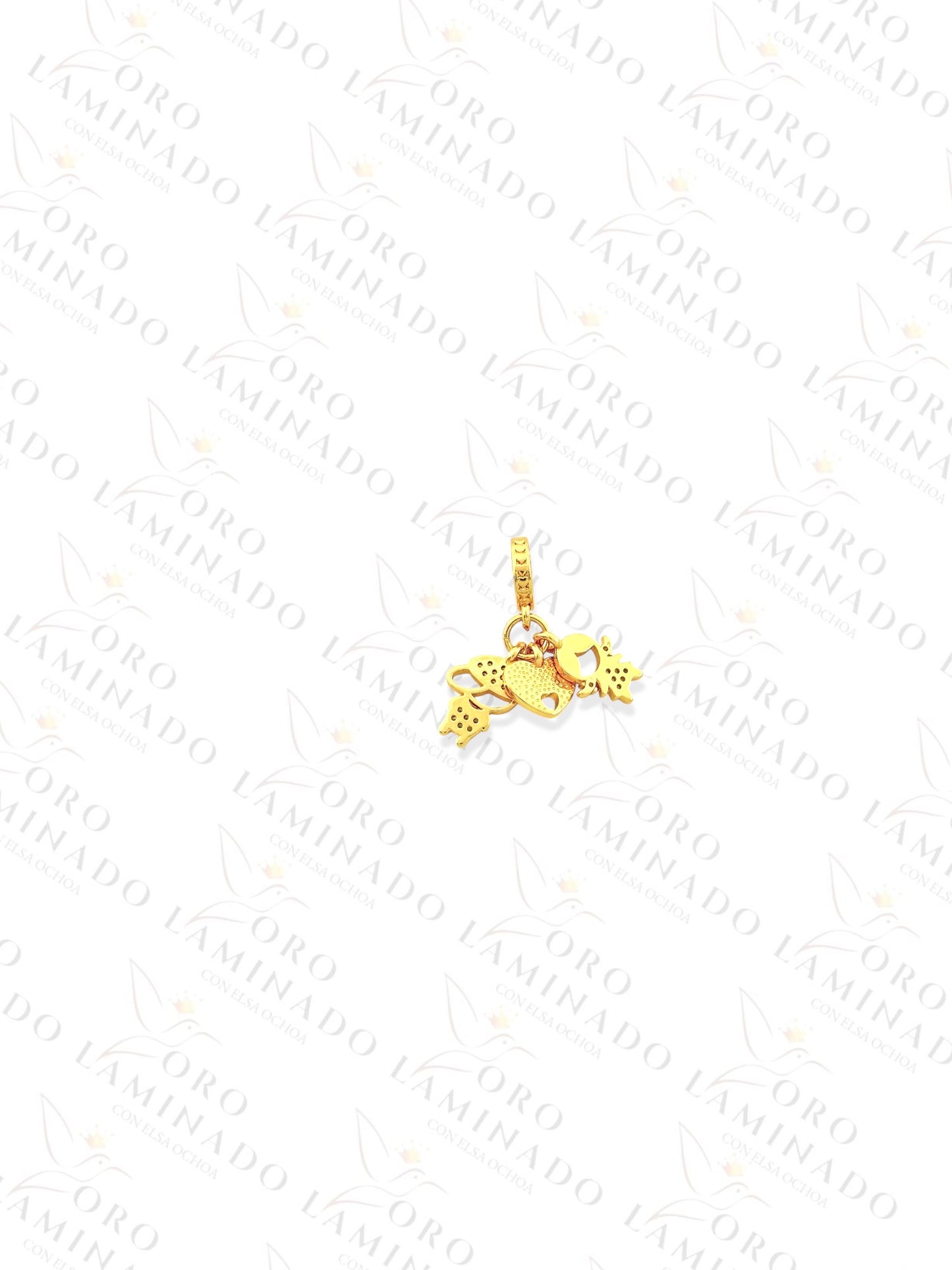 Boy and Girl Heart Charm B293