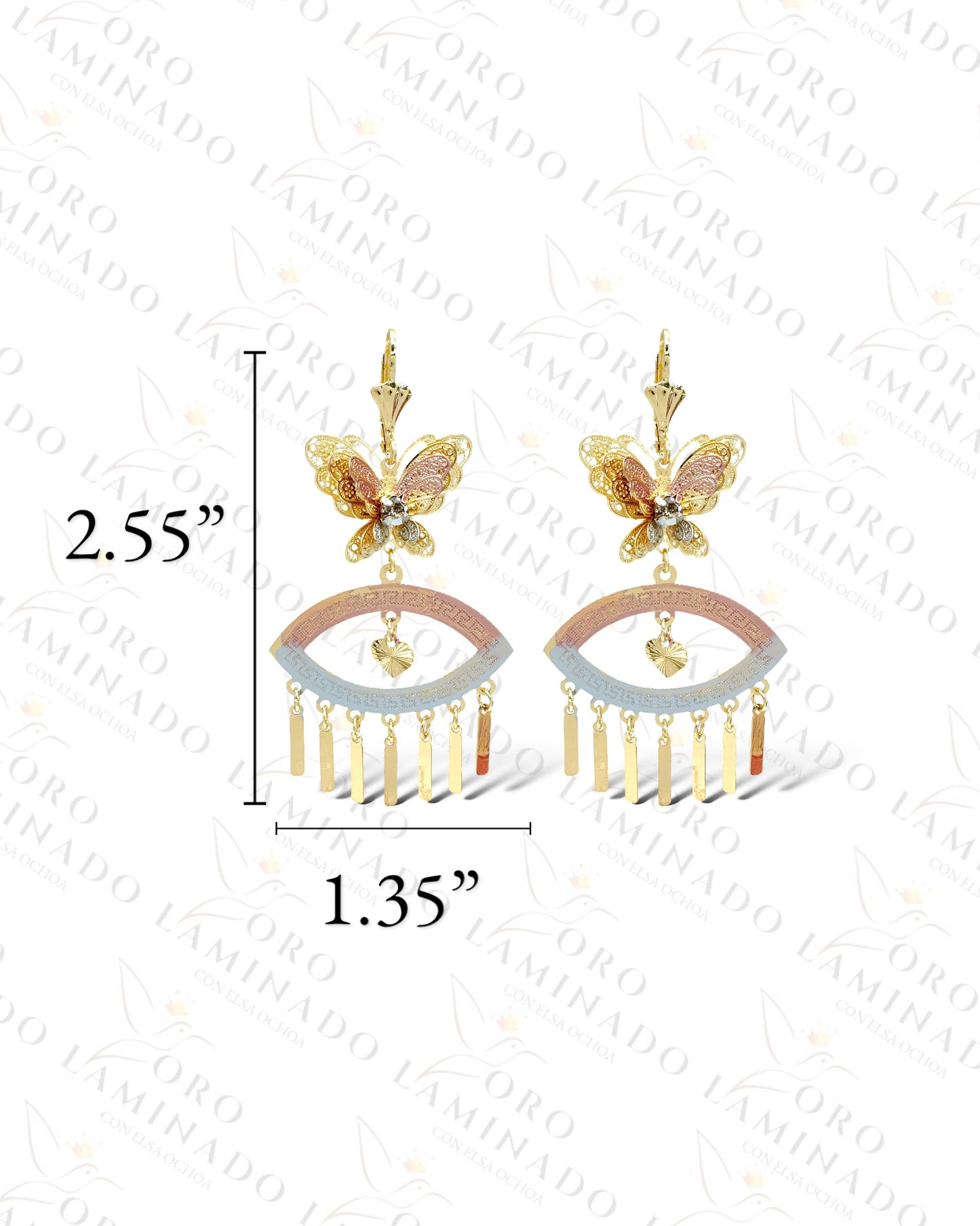 Butterfly Eye Mariachi Earring  B71