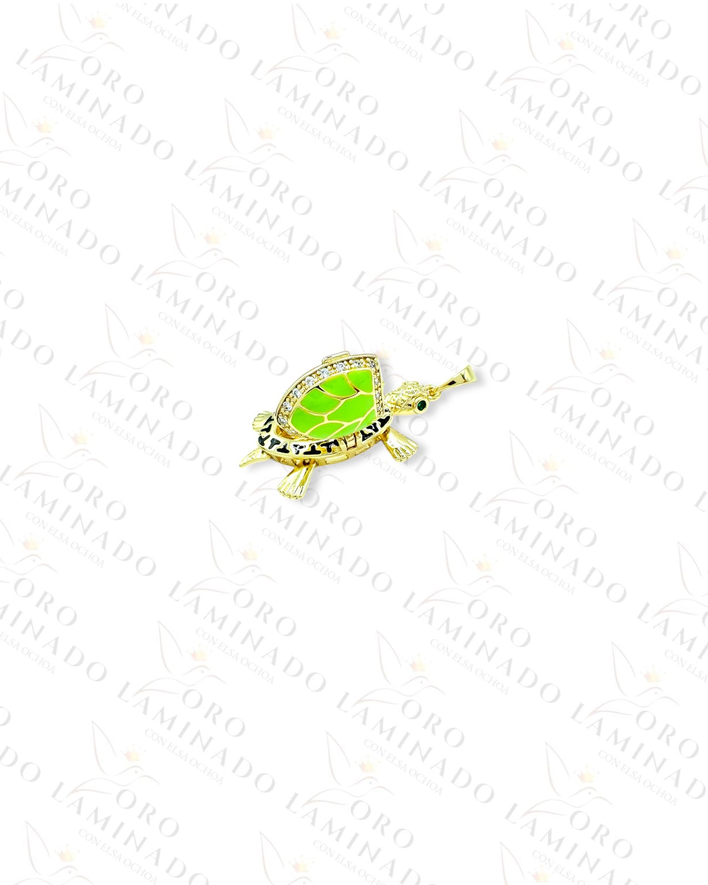 High Quality Turtle Locket Pendant B273