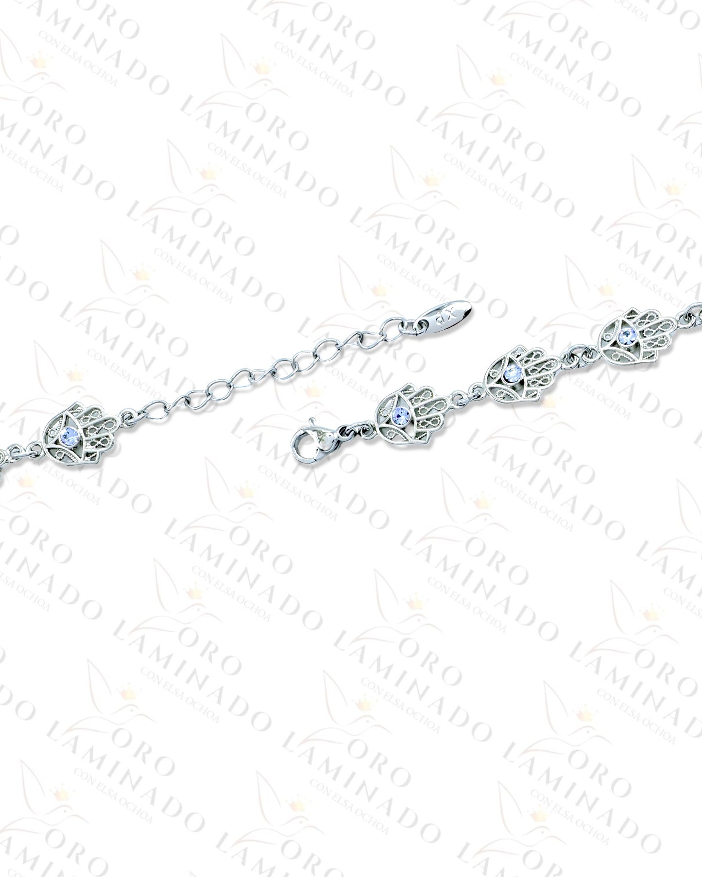 High Quality Silver Fatima Hand Bracelet Y196