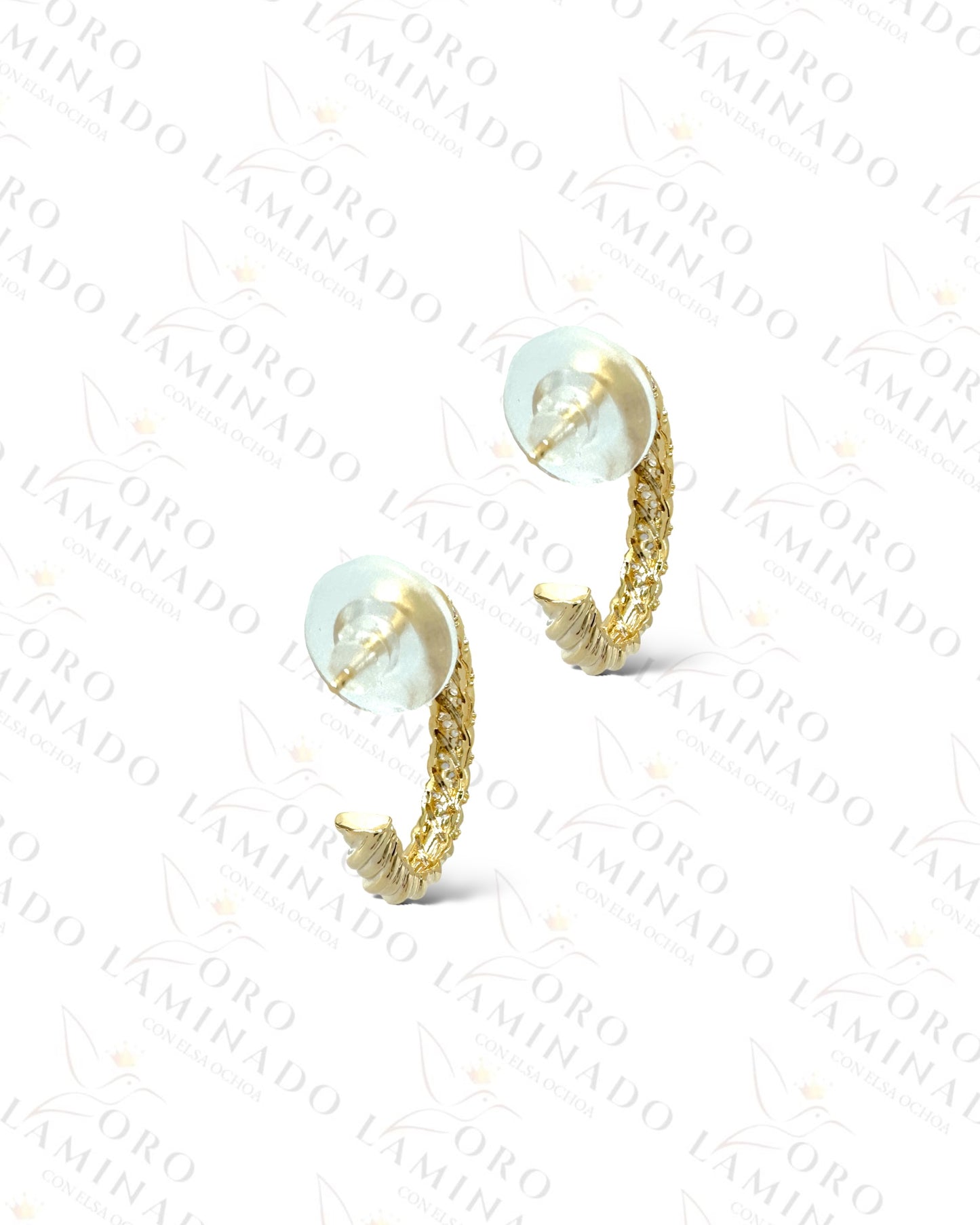 High Quality Rope Design Hoop Earrings Y166