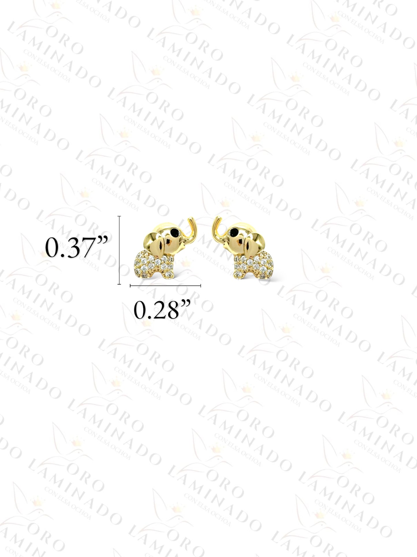 High Quality ‘The Little Sparkling Elephant’ Earrings G167