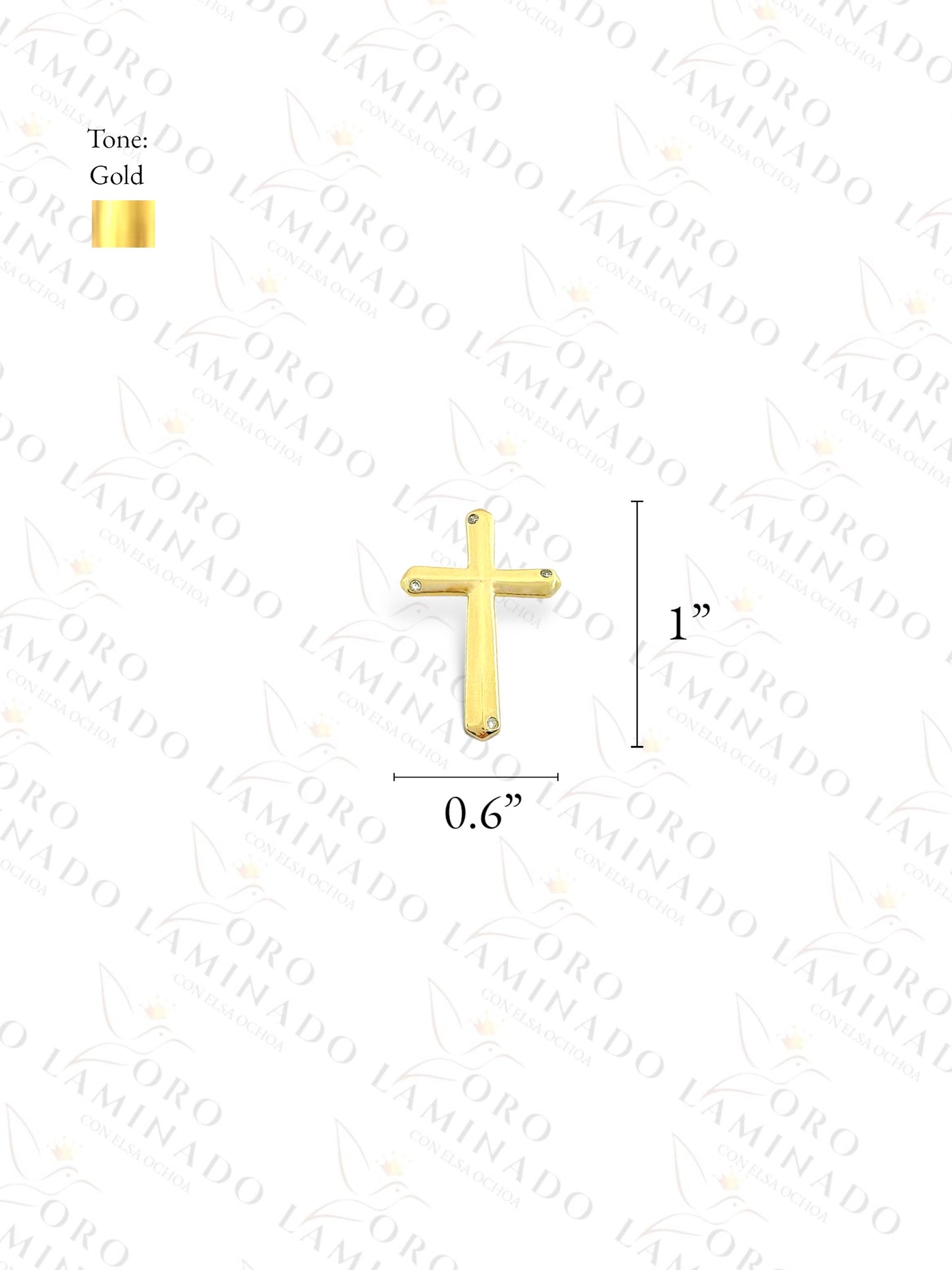 Gold Filled Plain Cross Pendant C205