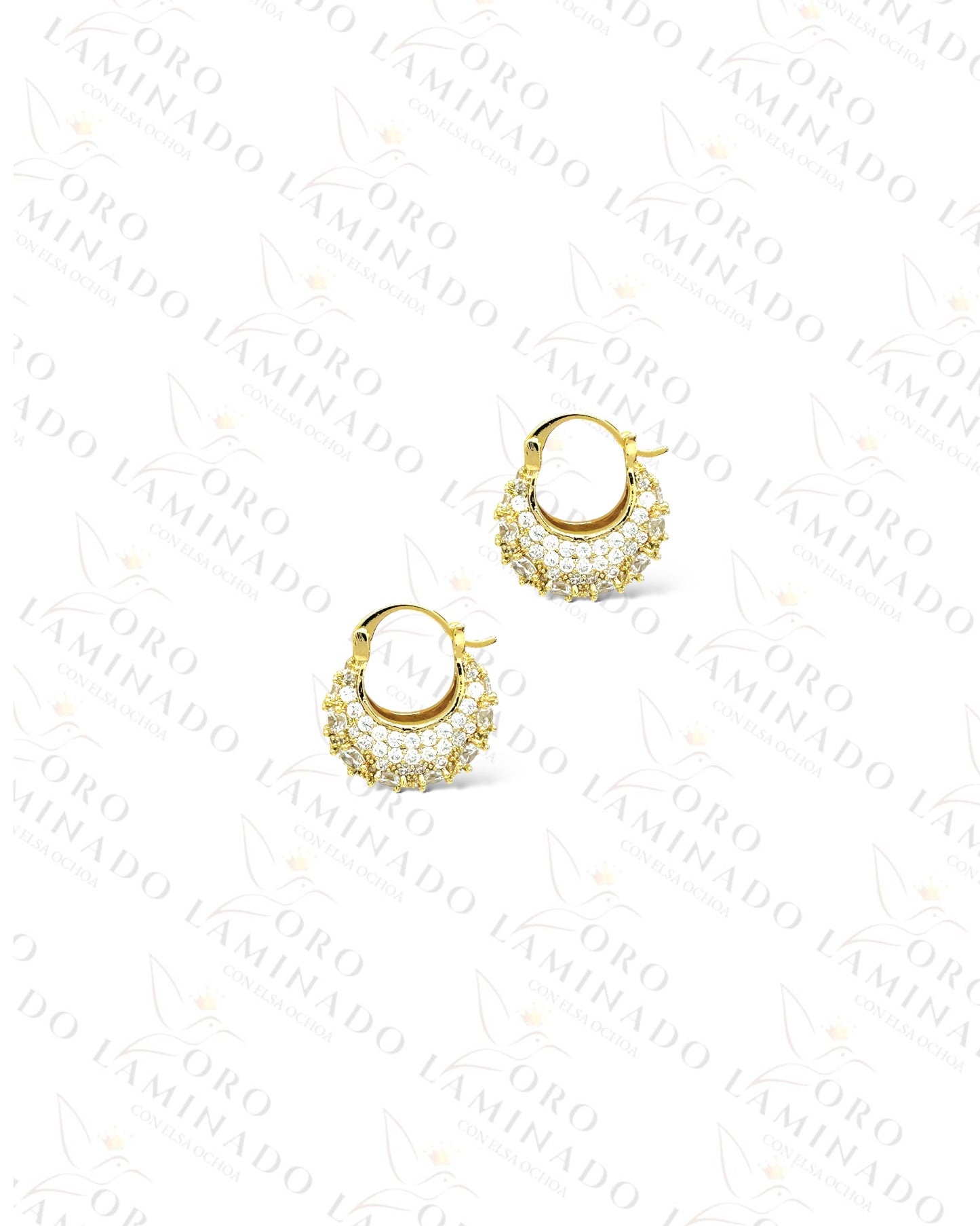 High Quality Sparkling Purse Earrings B458