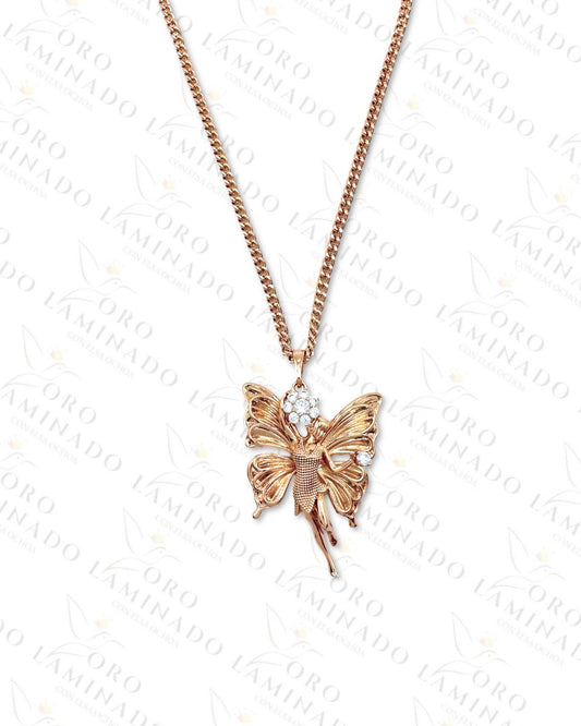 High Quality Rose Gold Fairy Necklace R198