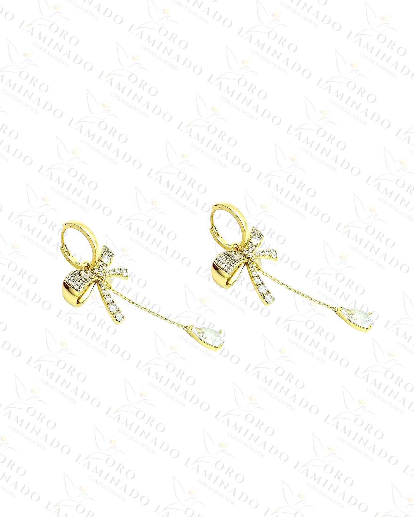 High Quality Long Bow Earrings C425