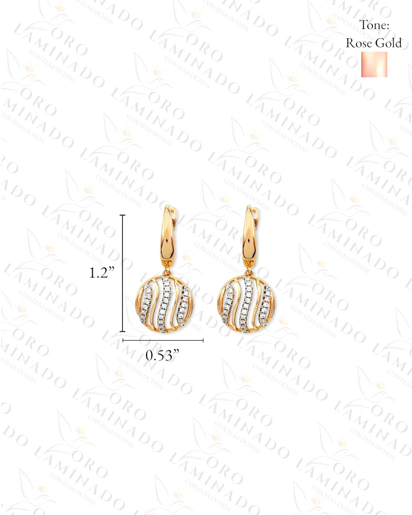 High Quality Wavy Design Set (Gold Filled) B312