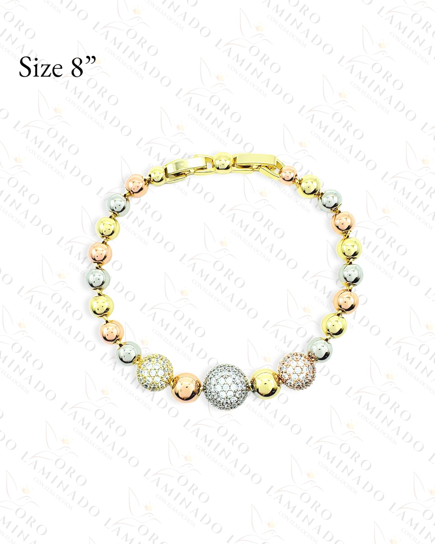 High Quality Three Tones Bead Bracelet C450