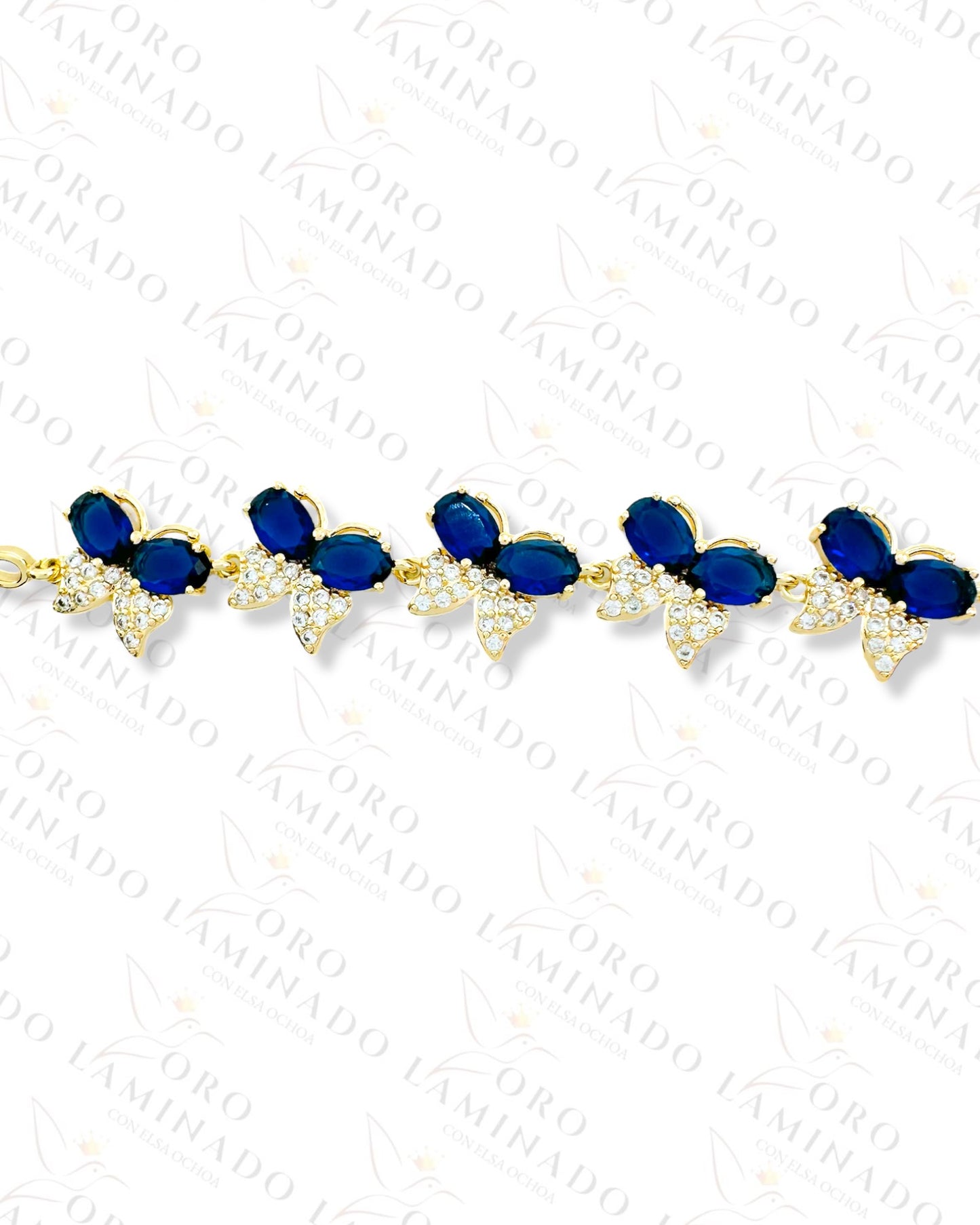 Dark Blue Butterfly Bracelet R54