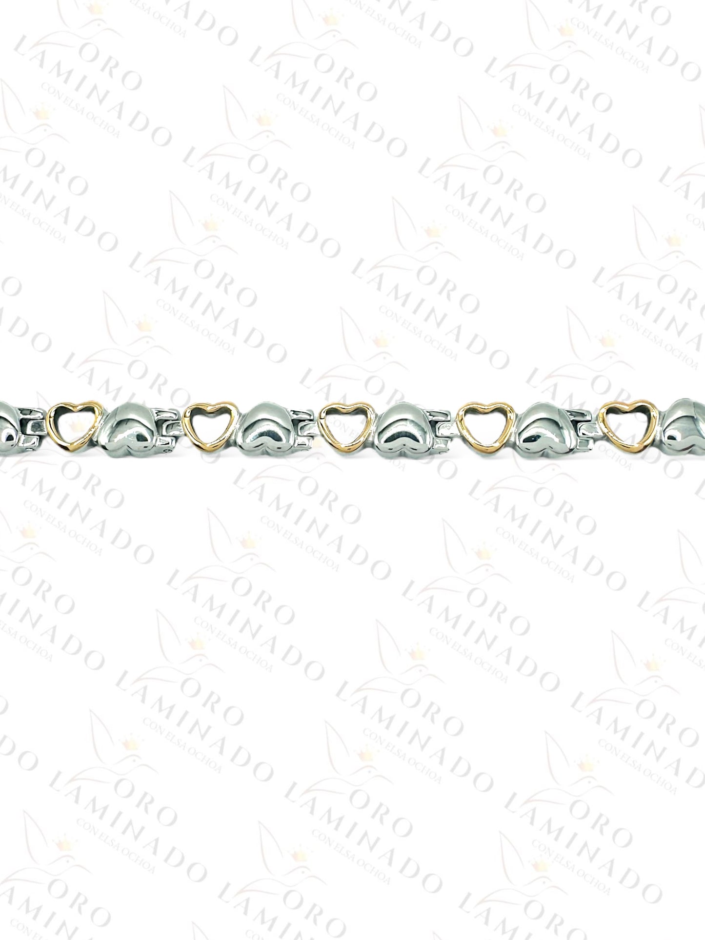 High Quality Stainless Steal Mini Hearts Bracelet B411