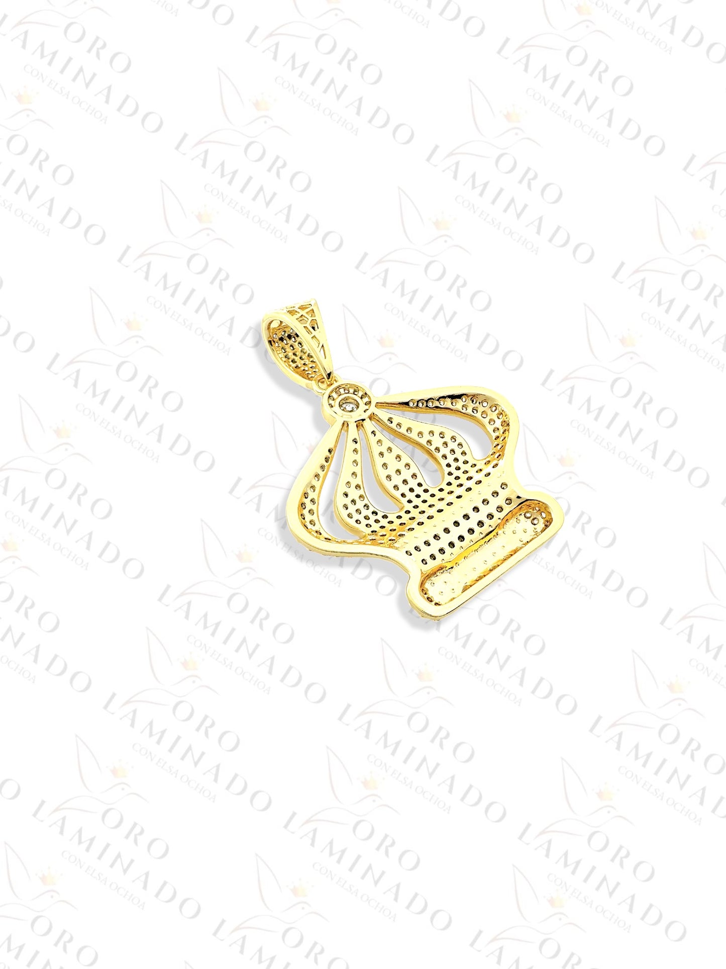 Gold Filled High Quality "King" Crown Pendant Y128