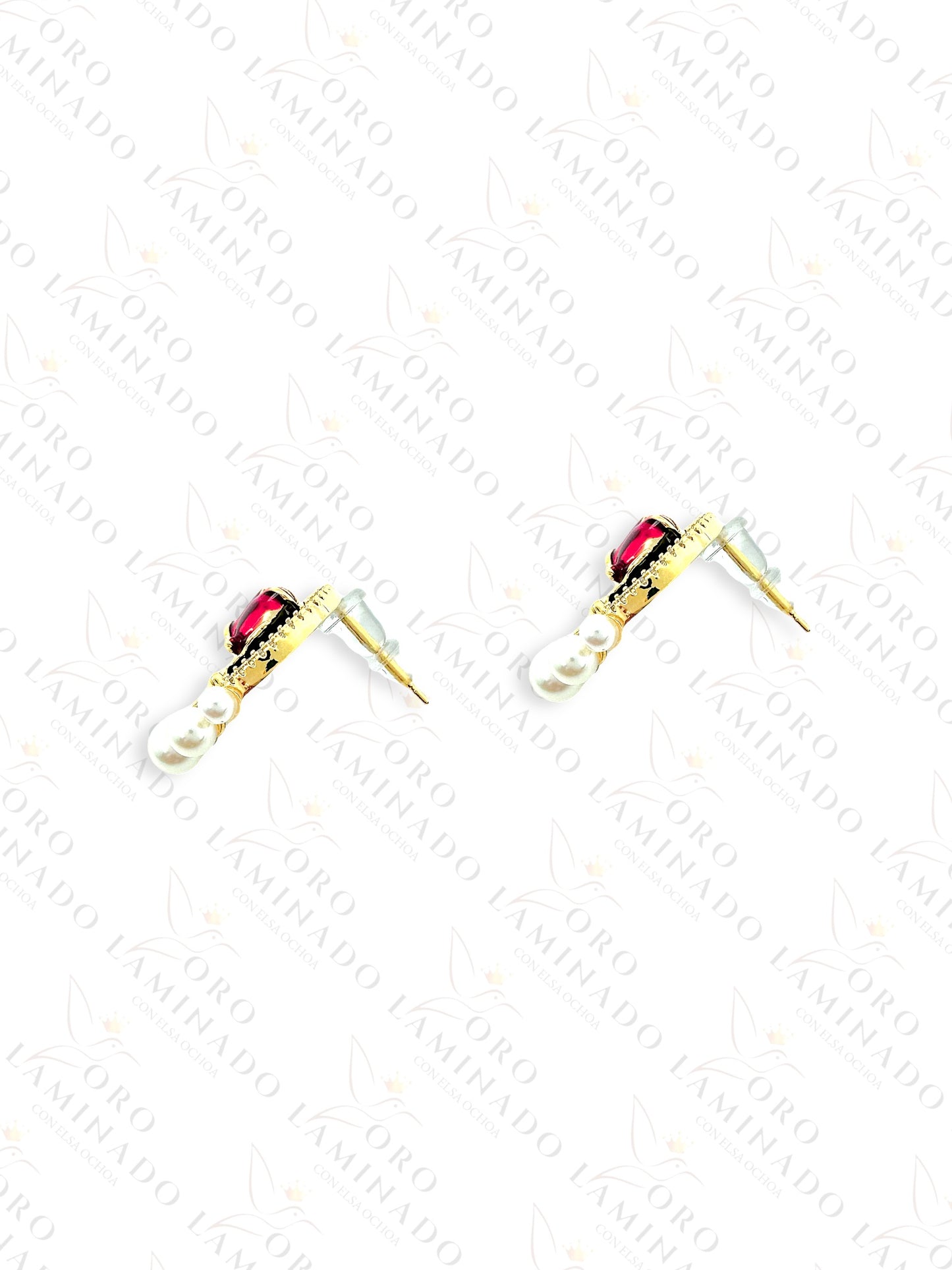 High Quality Rose Earrings C459