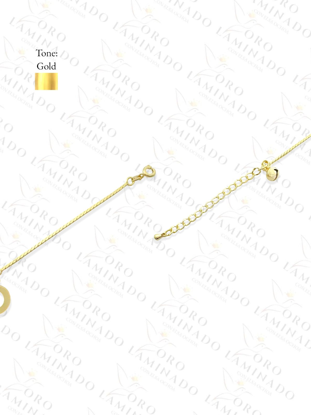 Gold Filled Pack of 6 Circle Anklet G170