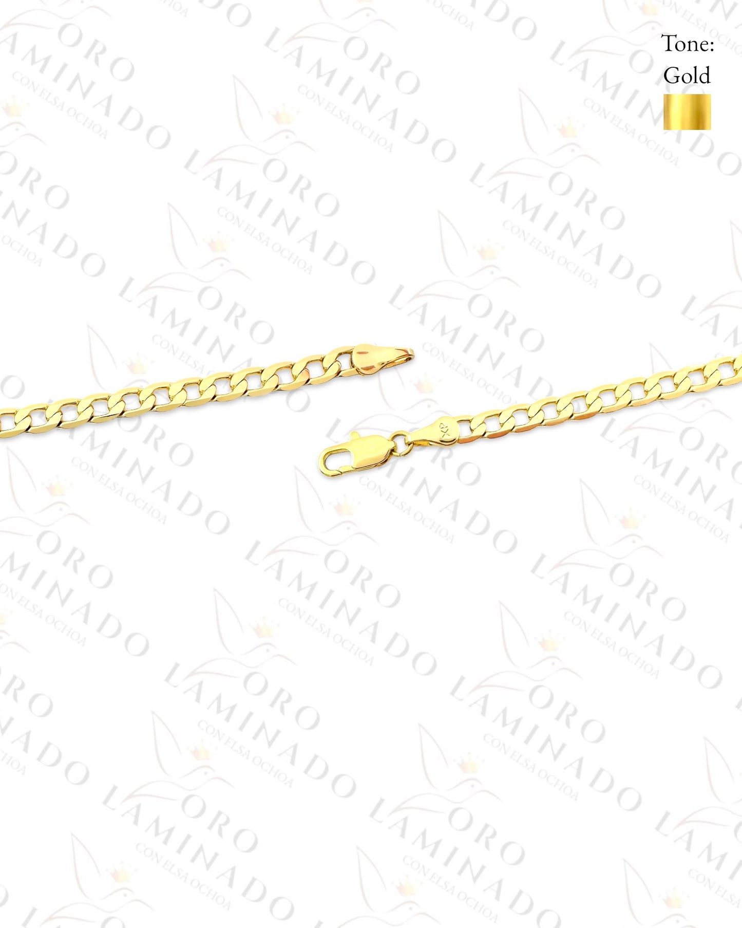 High Quality Pack of 6 Cuban Chain Anklet (Gold Filled) B463