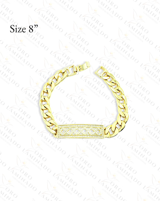 High Quality Infinity Plaque Bracelet C446