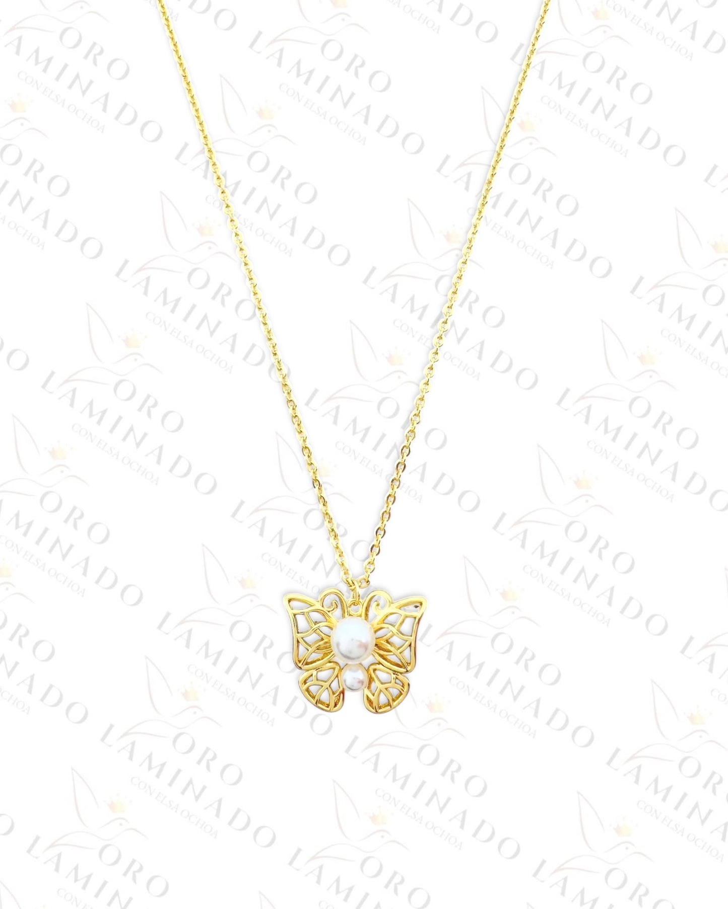 High Quality Butterfly Necklace (Gold Filled) G299