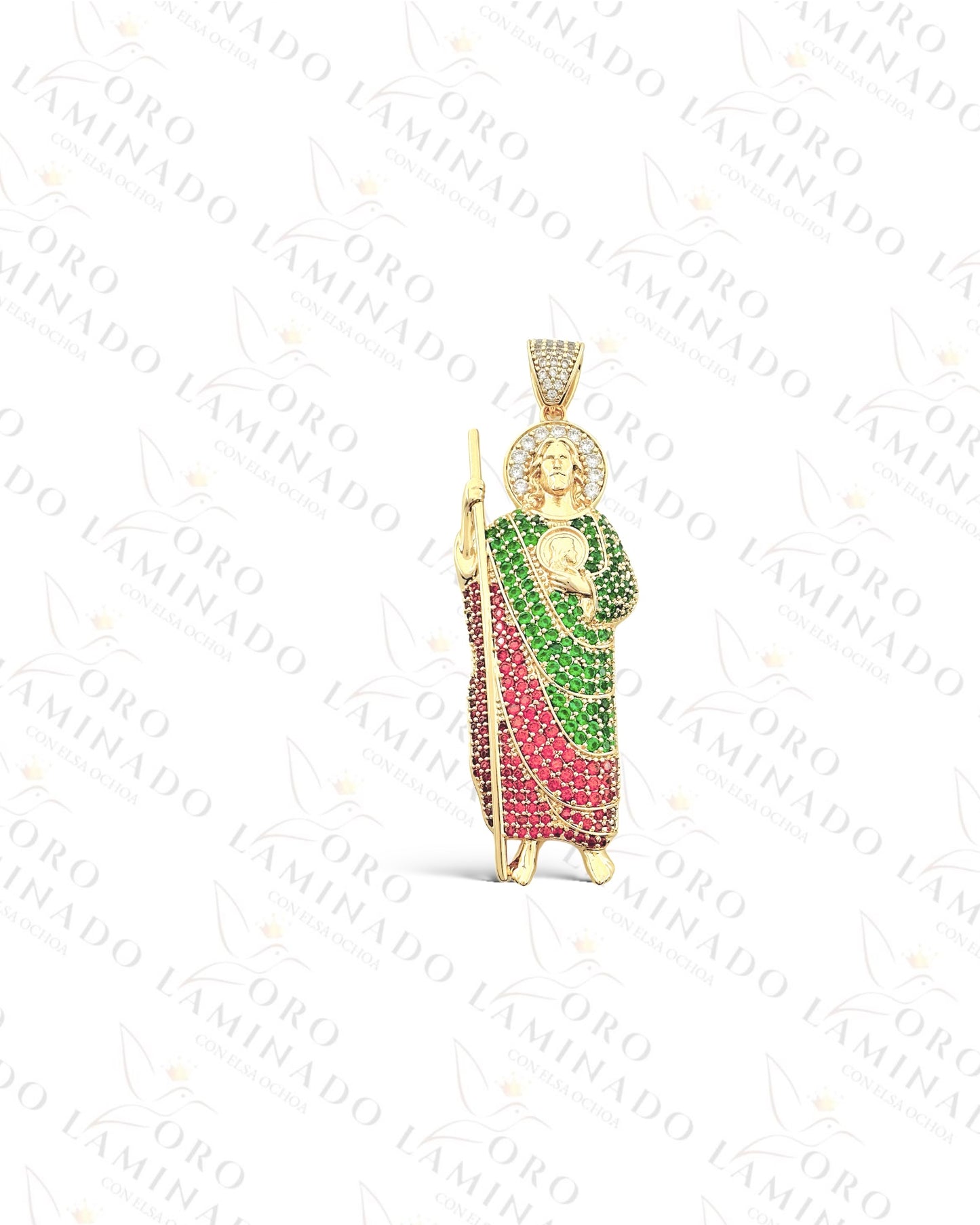 Gold Filled High Quality Saint Jude Color Pendant R253