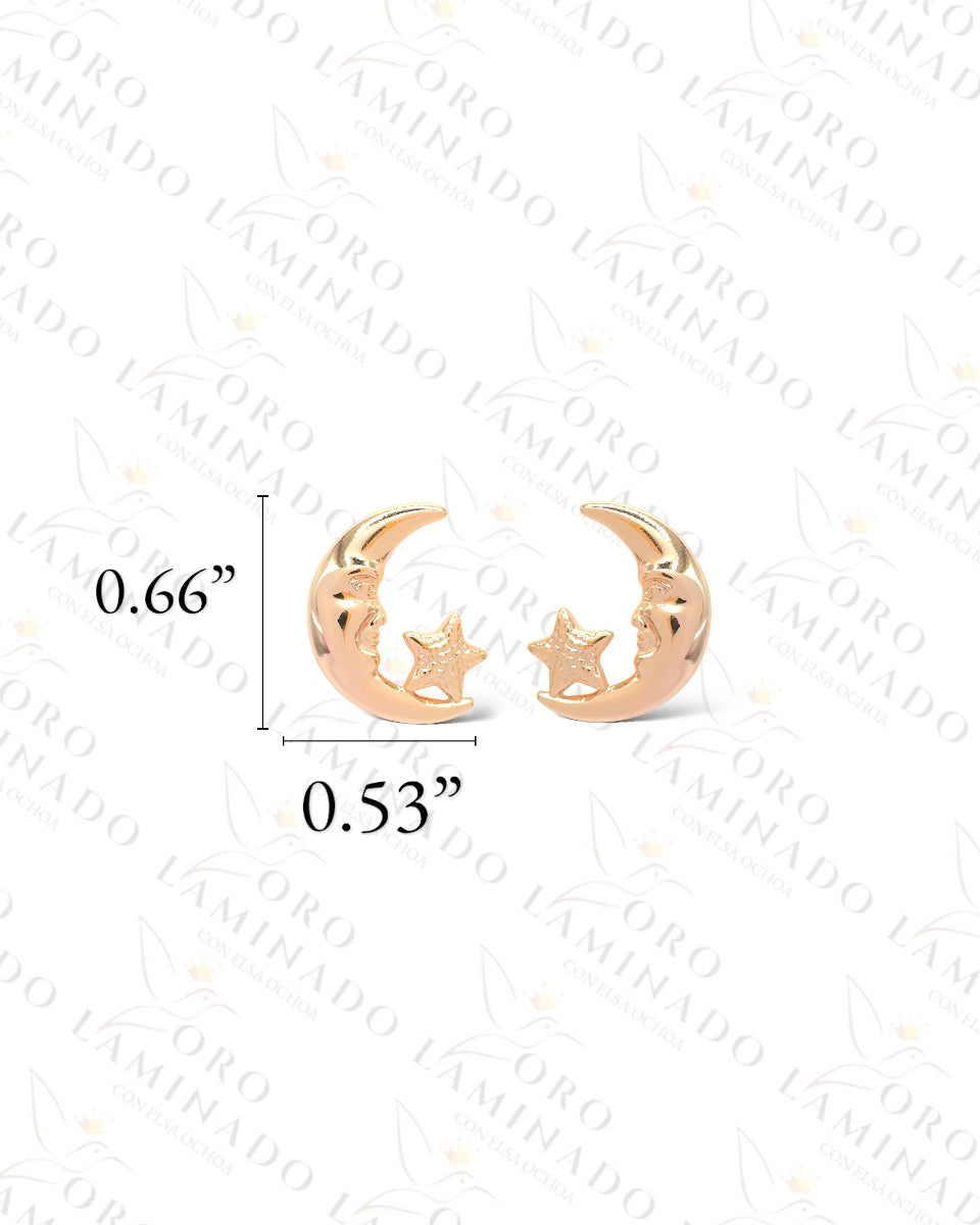 High Quality Man Moon Earrings  Y285