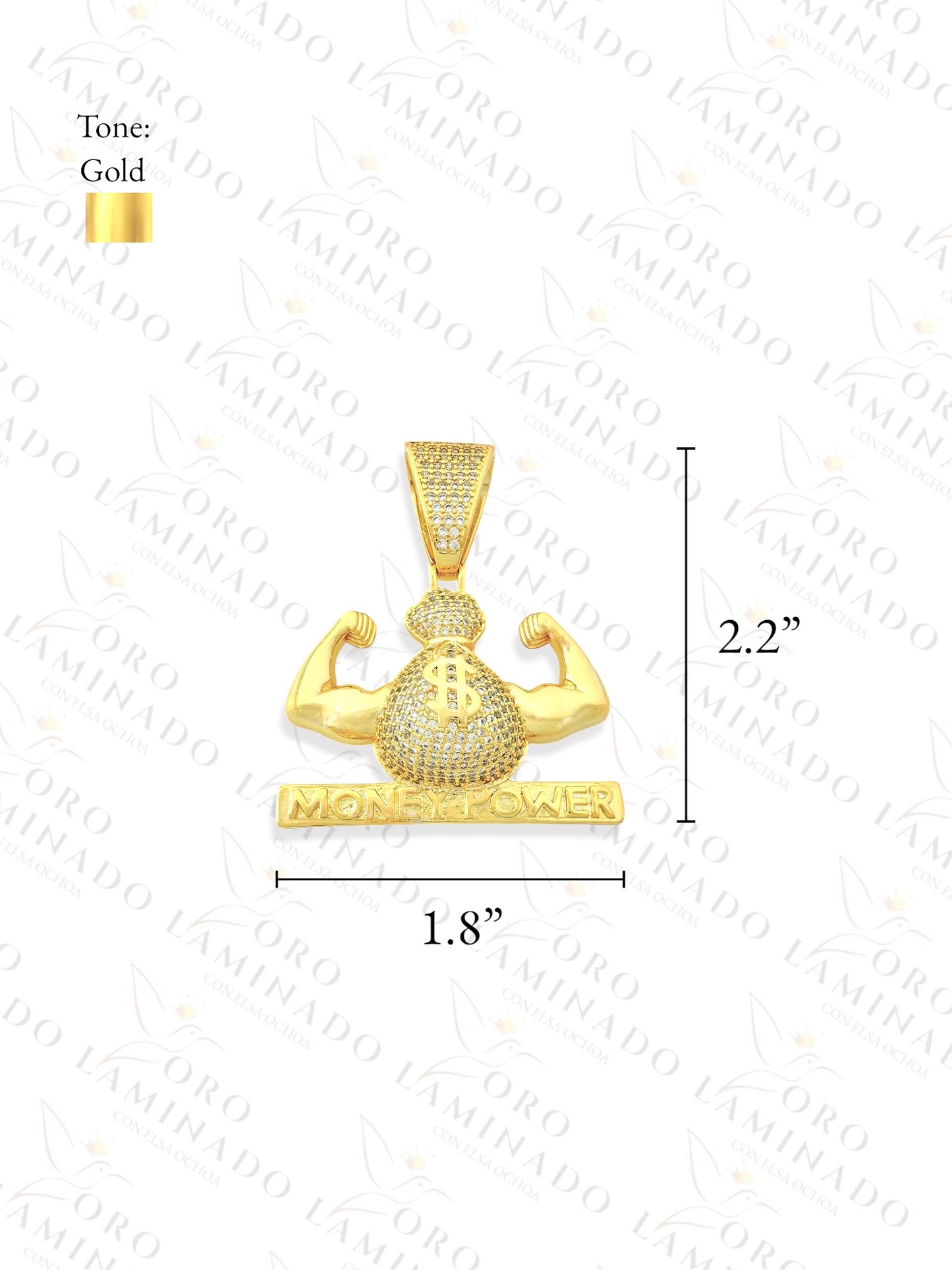 Gold Filled Money Power Pendant R255