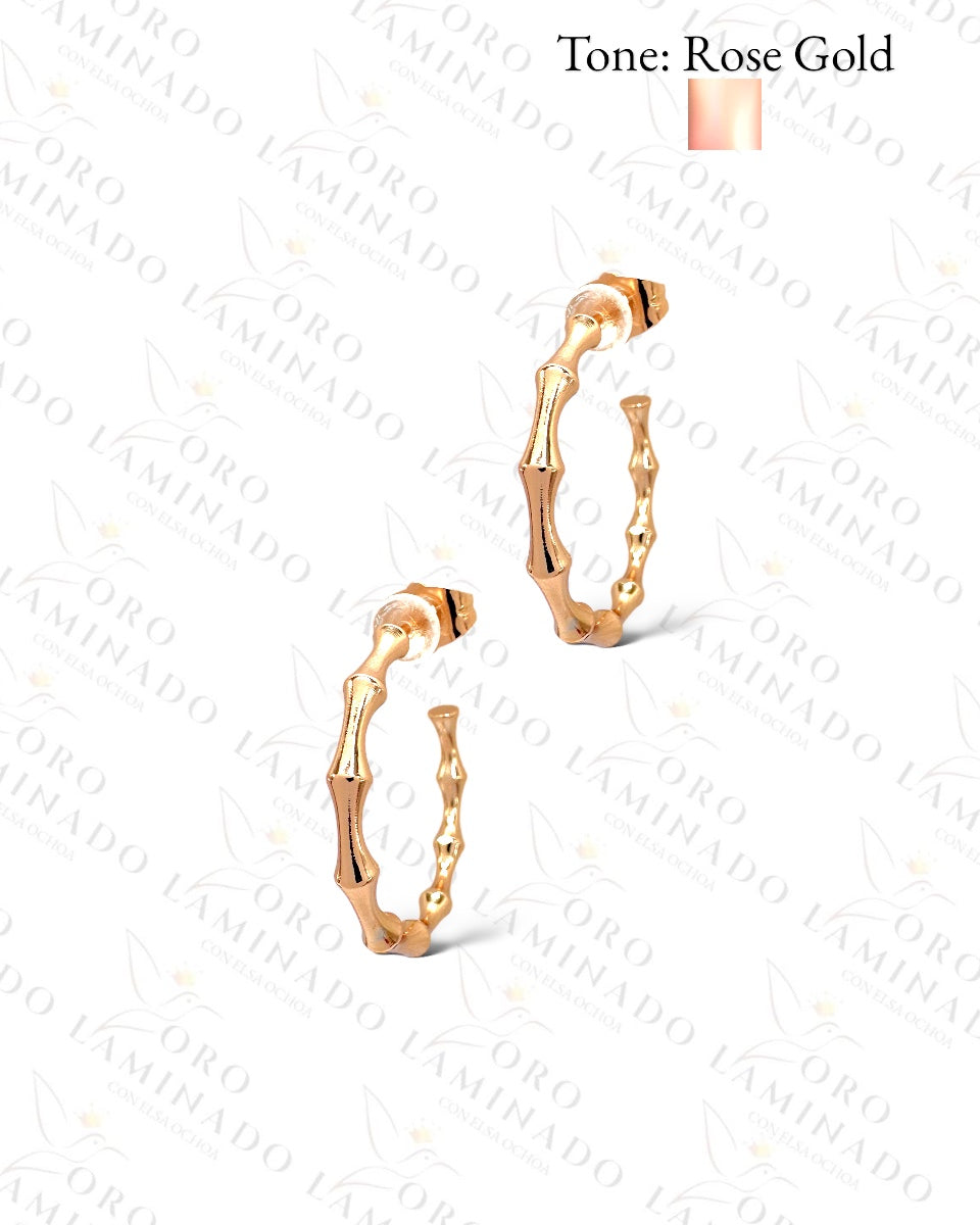 High Quality Rose Gold Hoop Earrings  B68