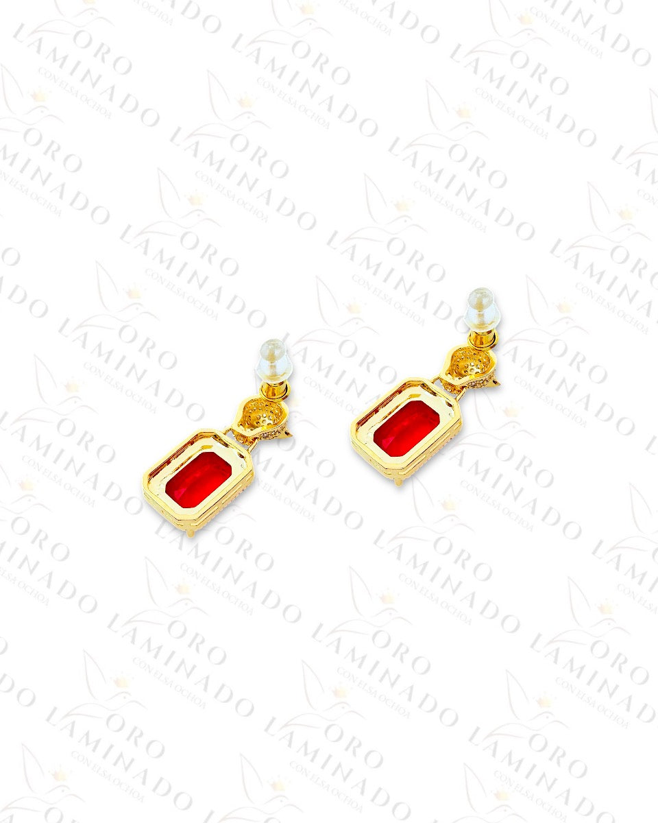 High Quality Diamond Cougar Earrings Y106