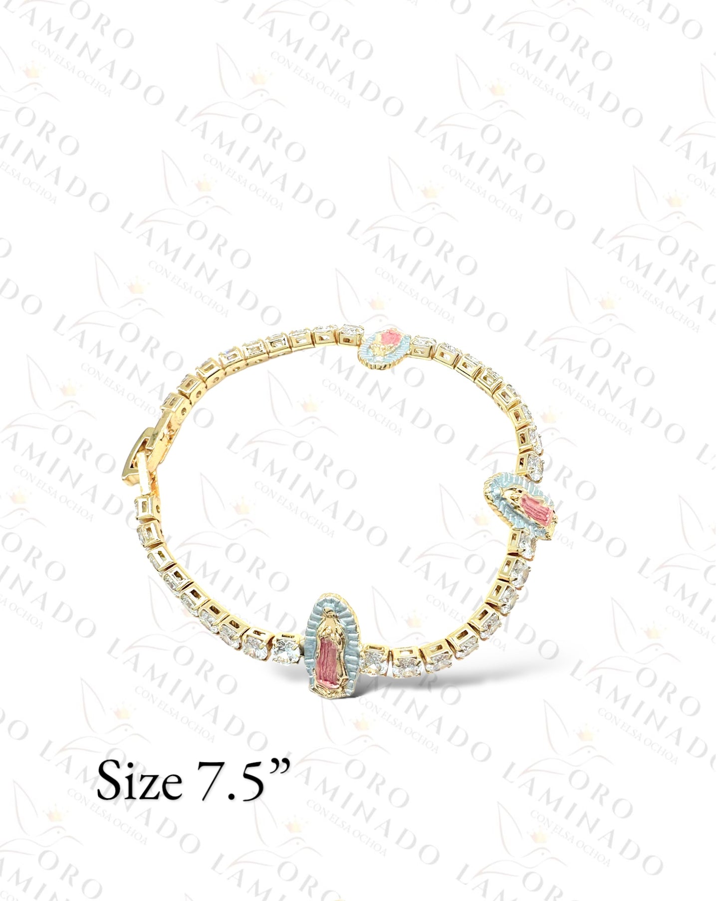 Virgen de Guadalupe Crystal  Bracelet C184