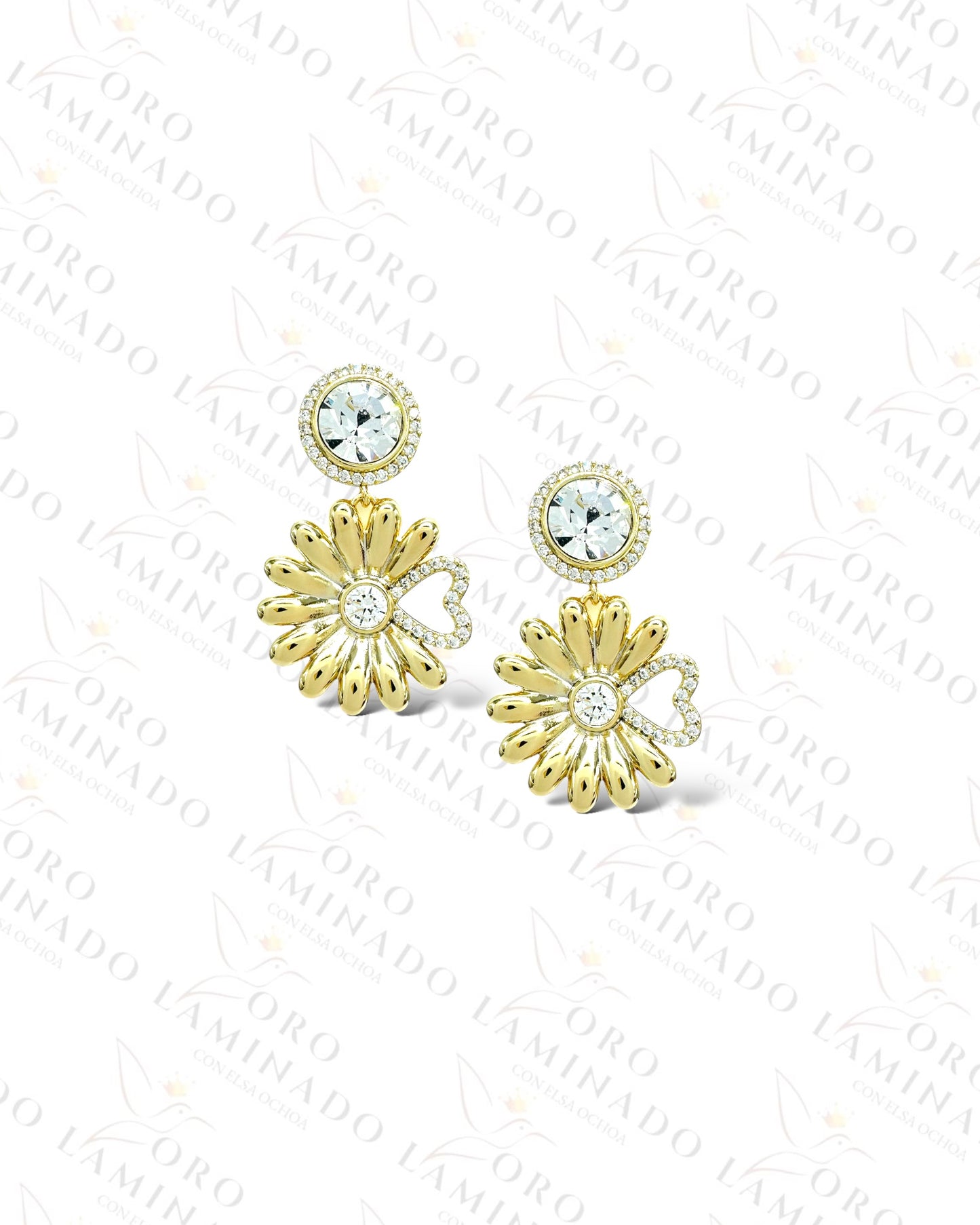 High Quality Flower Earrings Y462