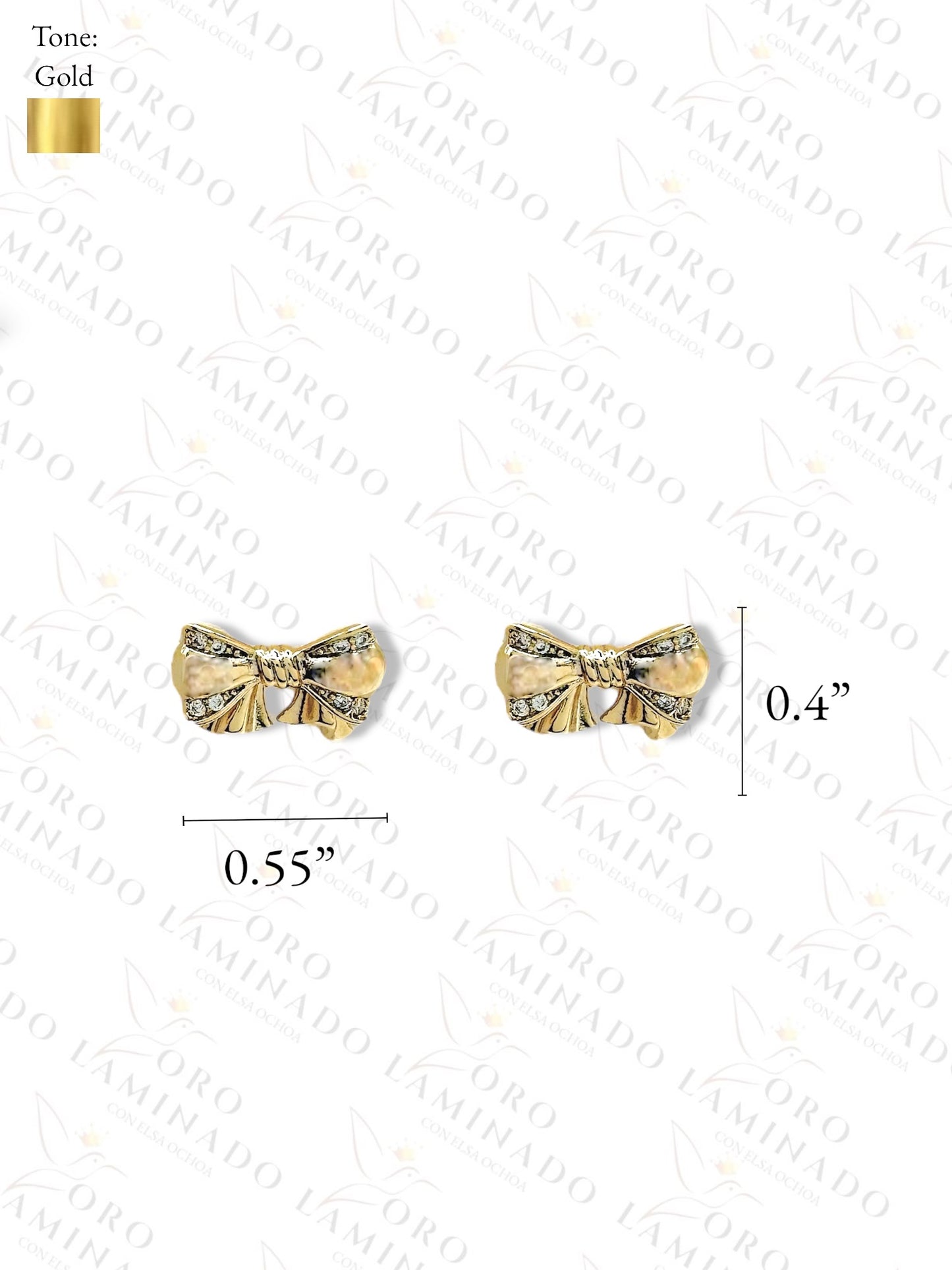 Gold Filled Gift Bow set G319