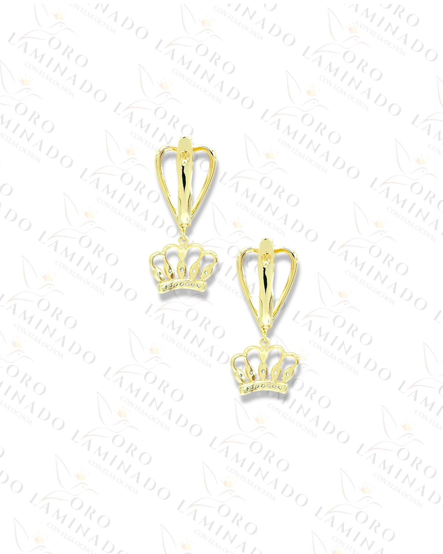 High Quality Crown Hoop Earrings C111