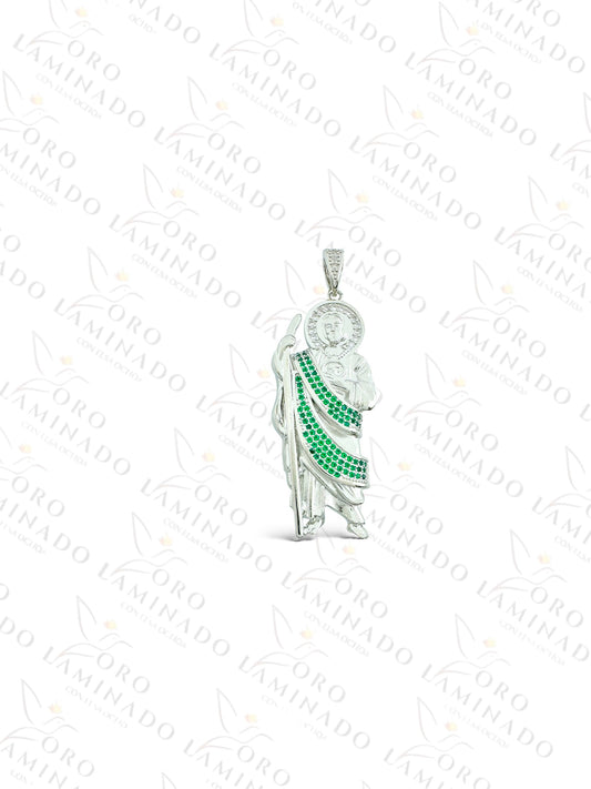 Silver Saint Jude Pendant Y329