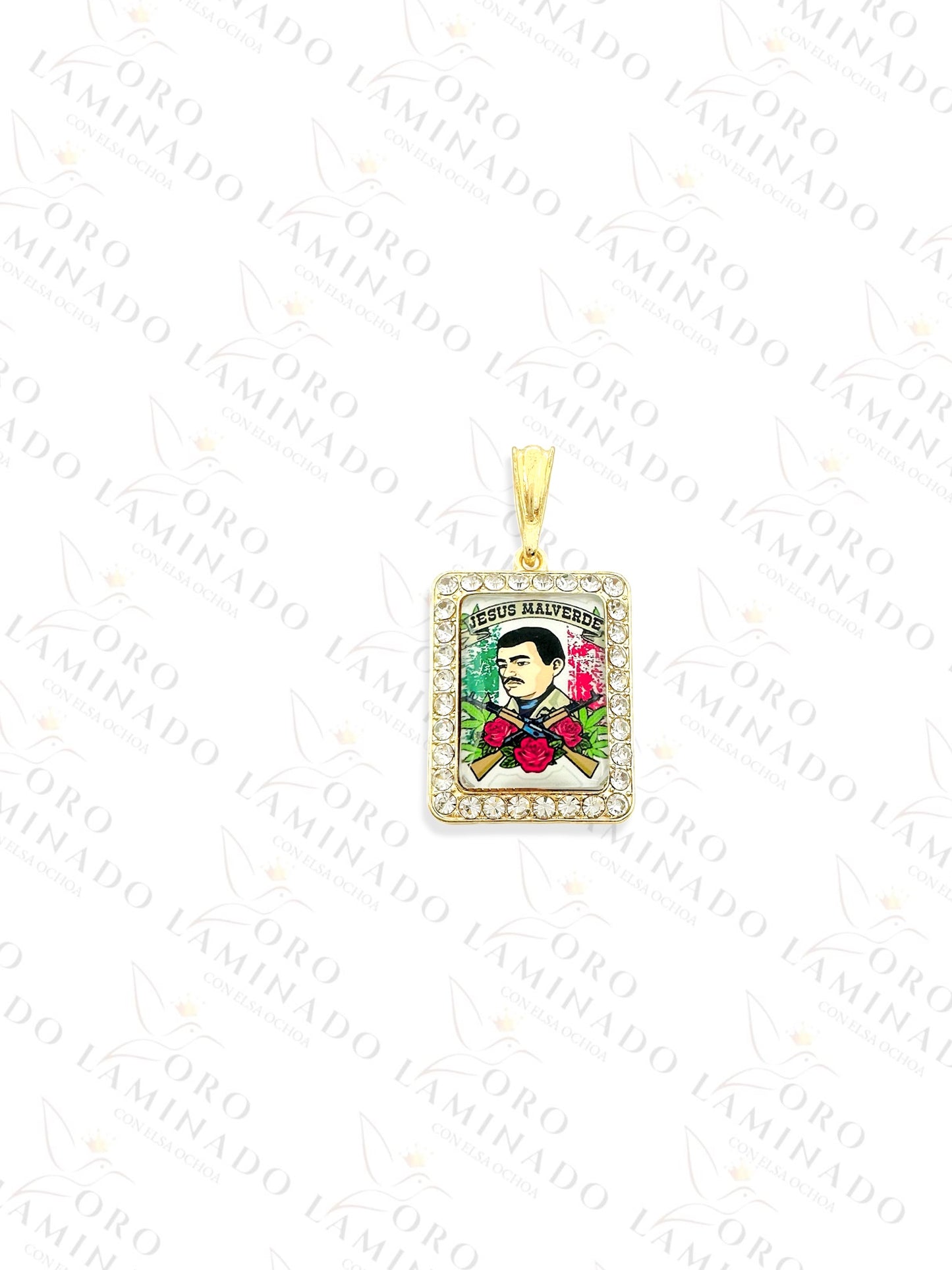 Jesus Malverde Image Pendant R142