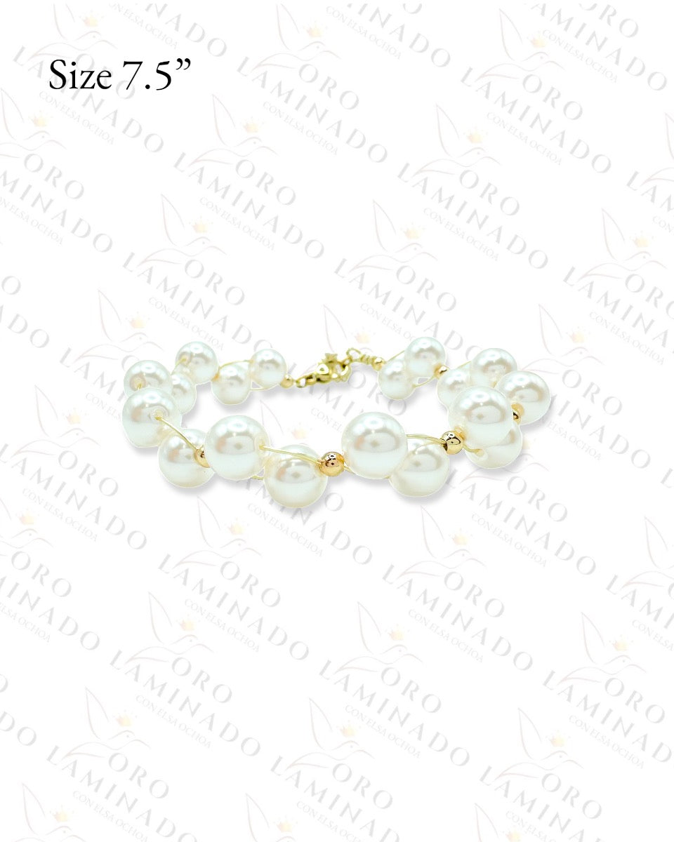 High Quality Double Pearl  Bracelet G436