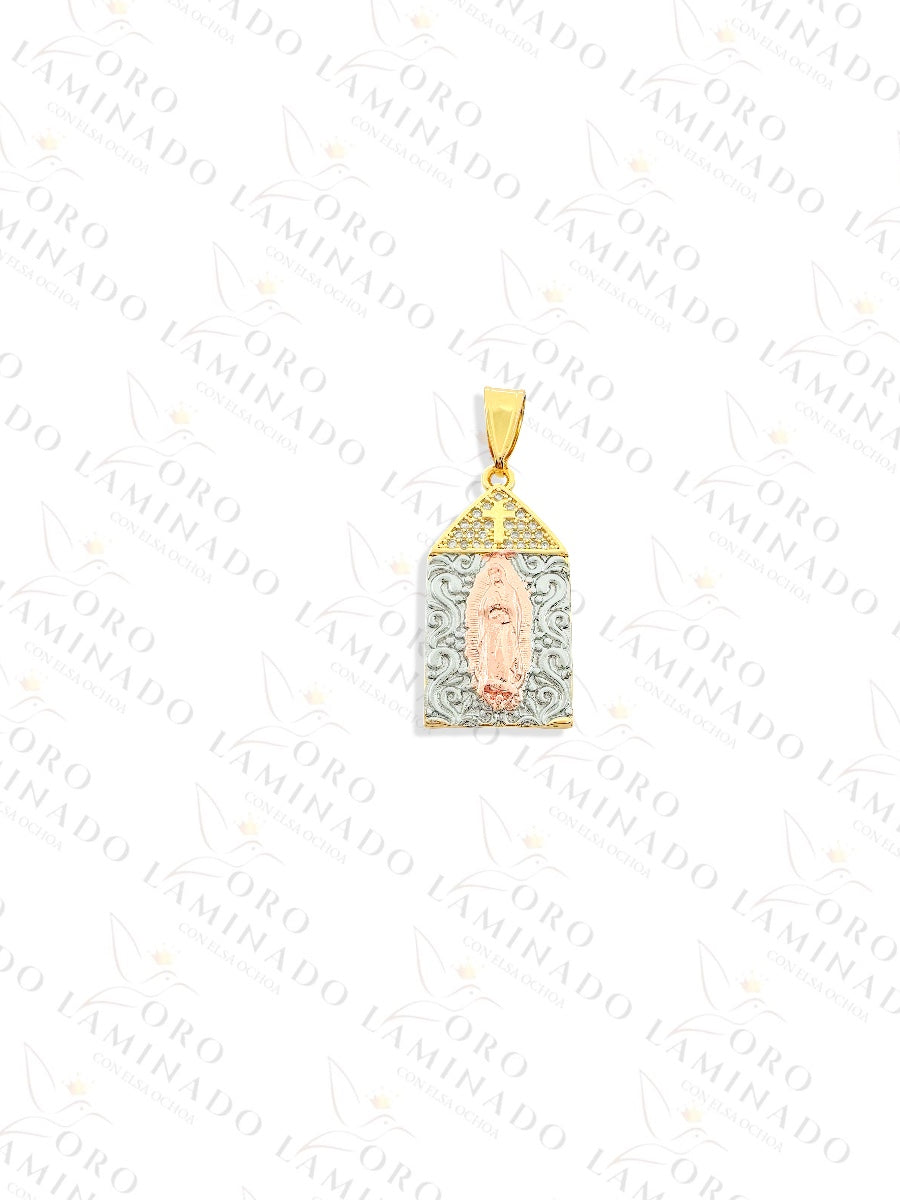 Three Tones Virgin Mary Pendant Y20