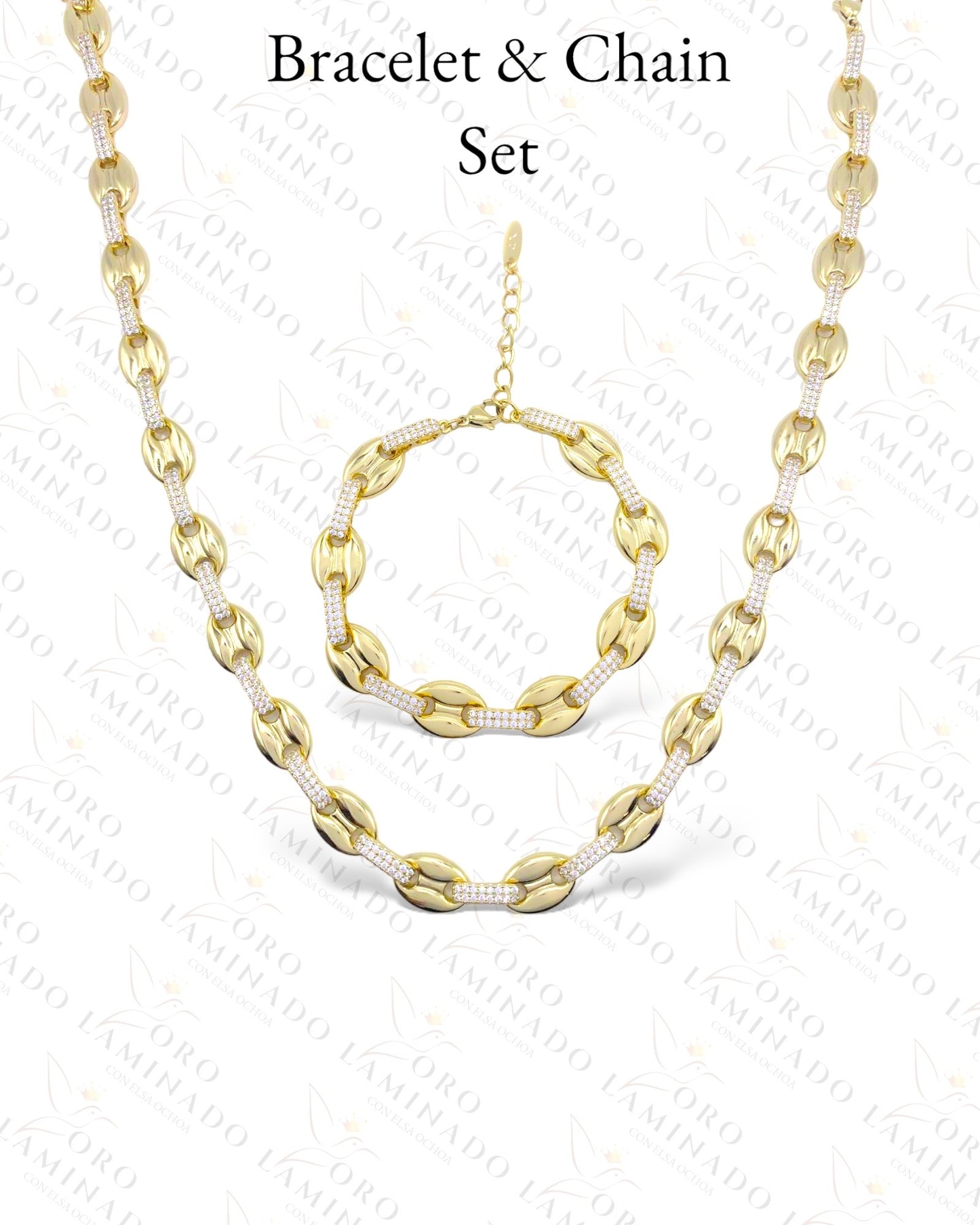 High Quality Gucci Chain & Bracelet Set G107