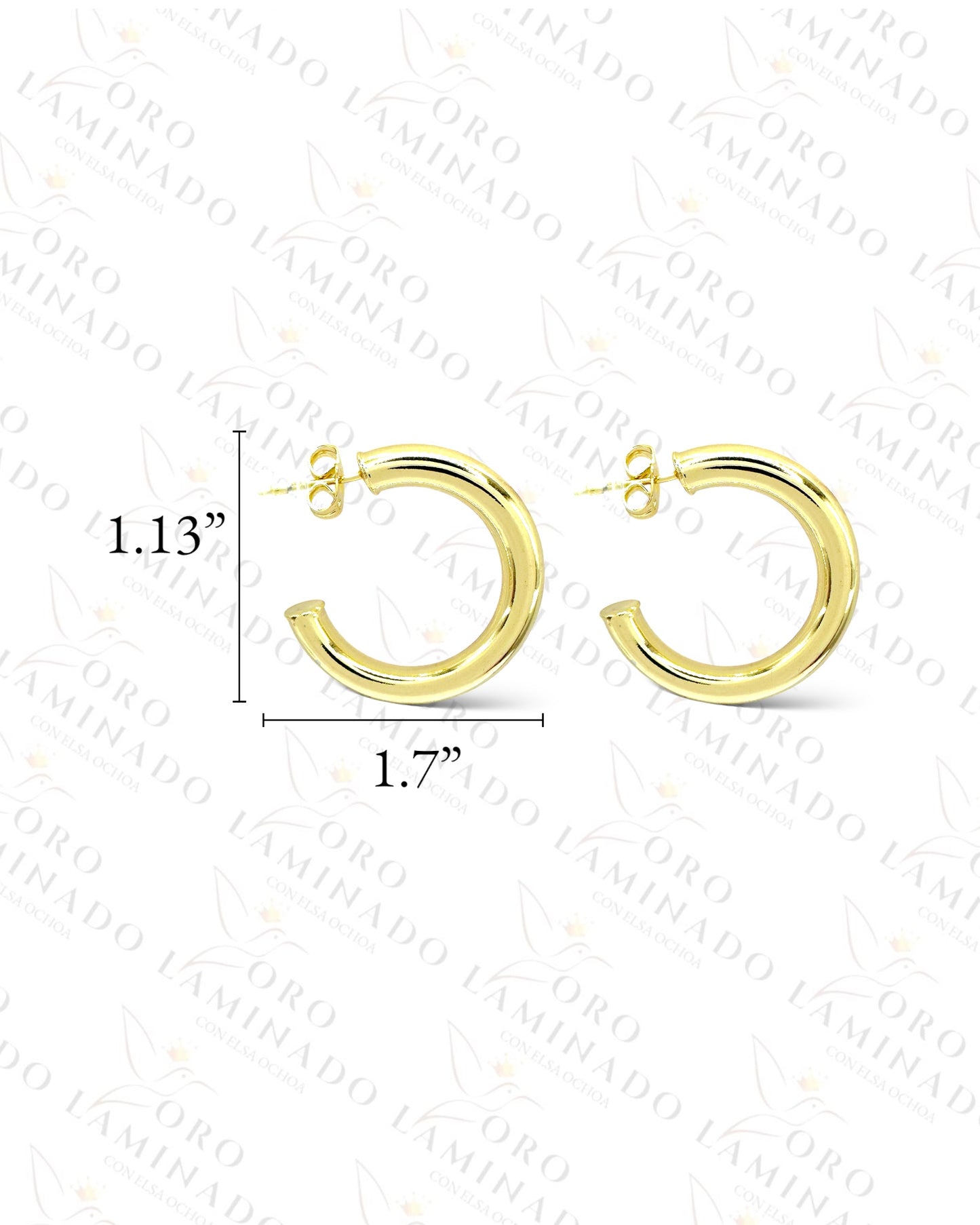 High Quality Plain Hoop Earrings Y51