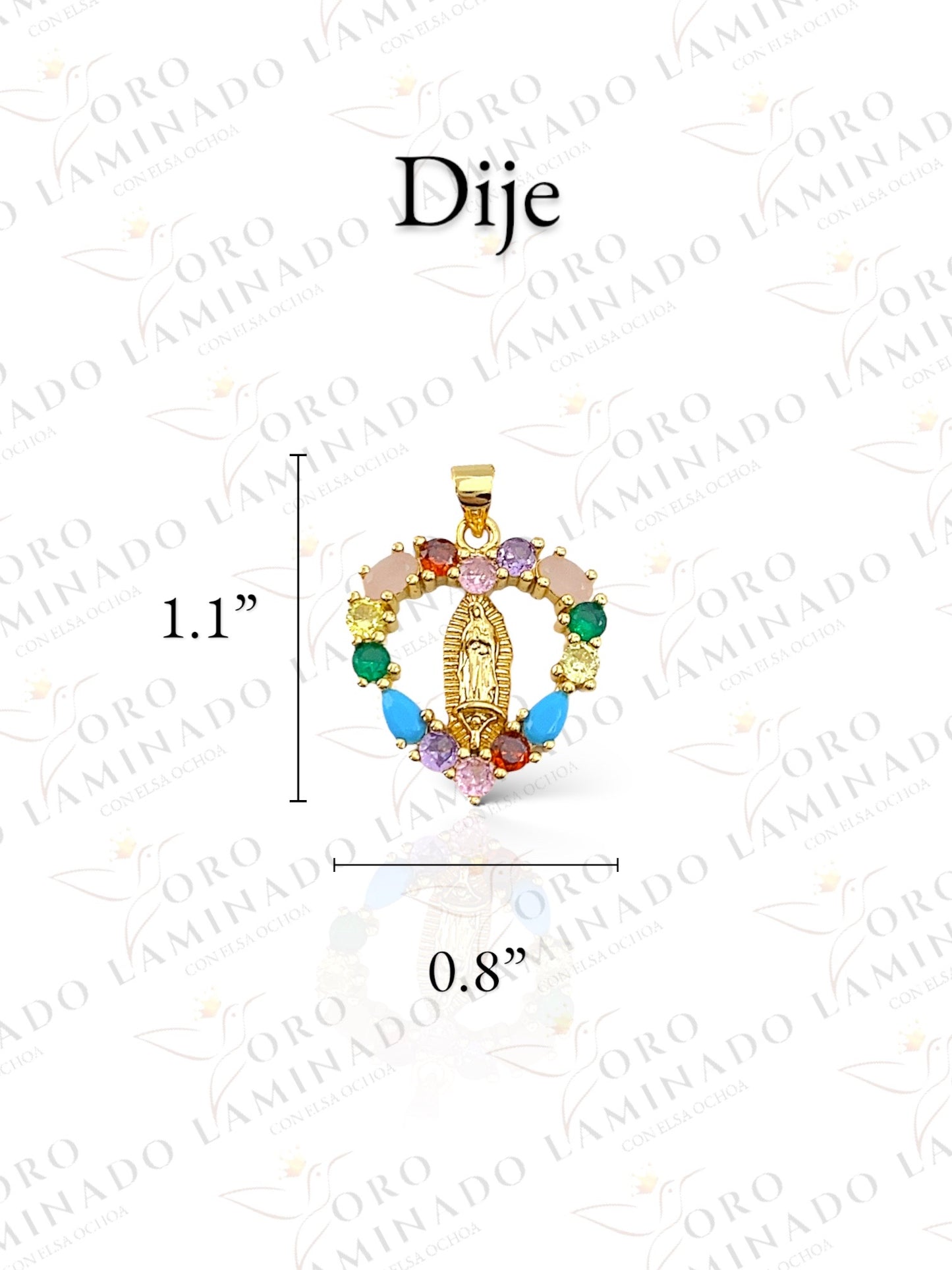 Virgen de Guadalupe Multicolored Set G381