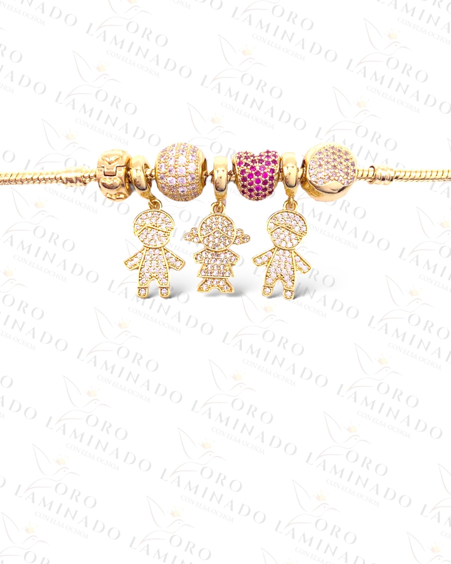 High Quality Sparkling Kids Charm Bracelet B367