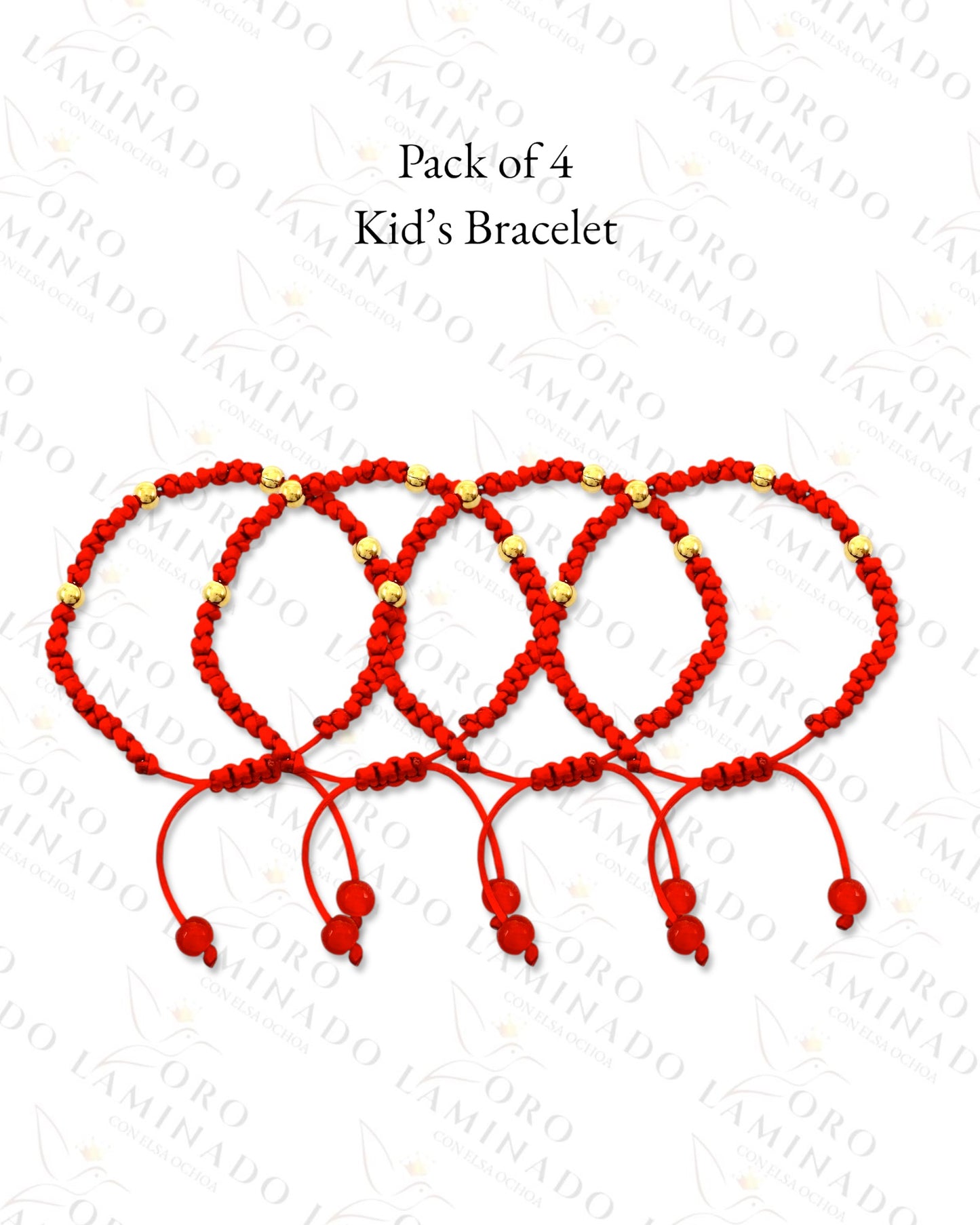 Kid’s Red String Bracelet (Pack of 4)G34