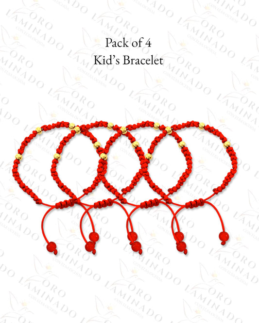 Kid’s Red String Bracelet (Pack of 4)G34