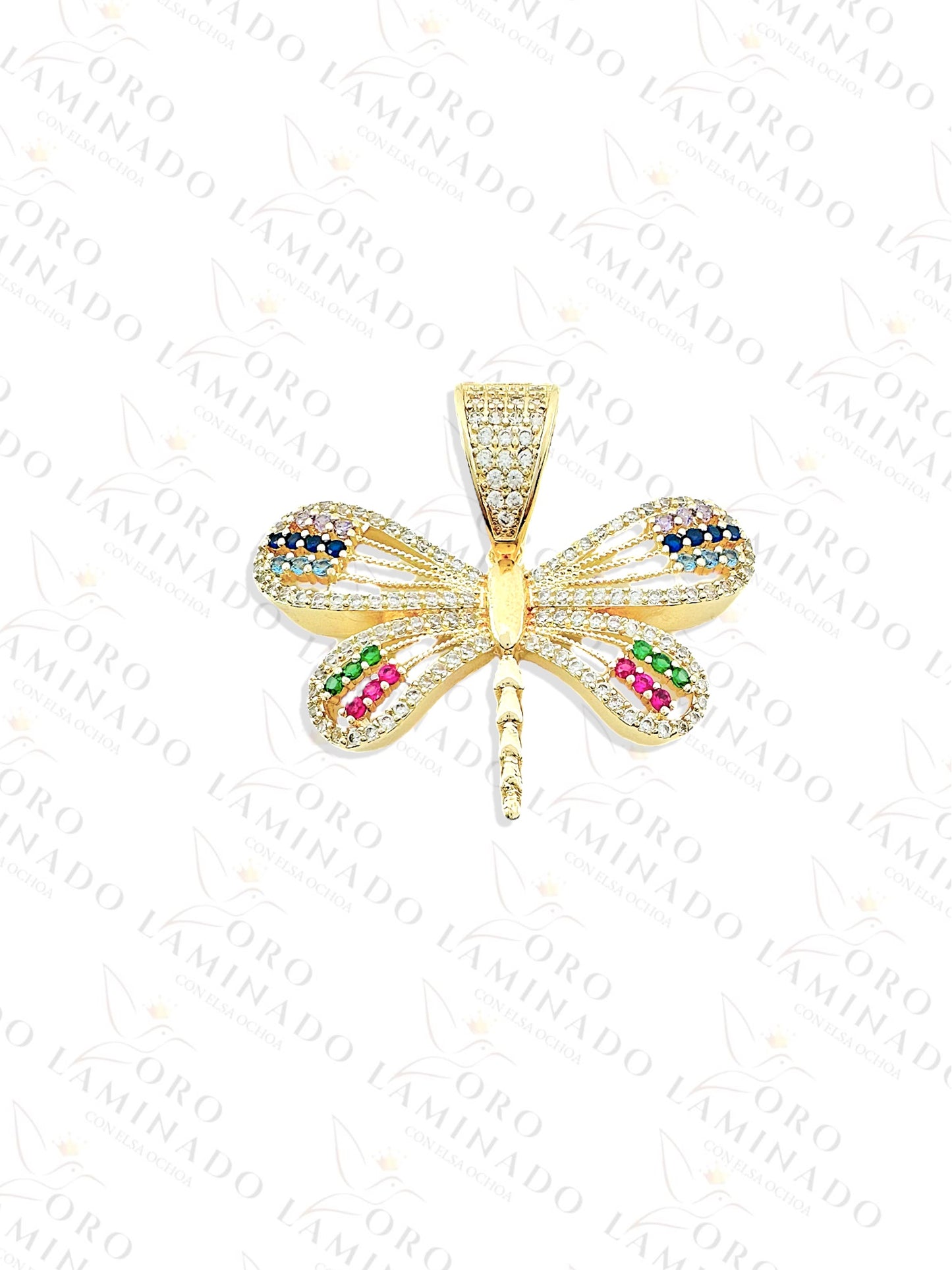 Multi-Color Dragonfly Pendant Y85