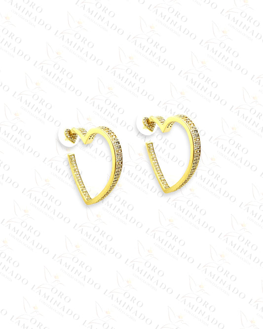 High Quality Heart Earrings C369