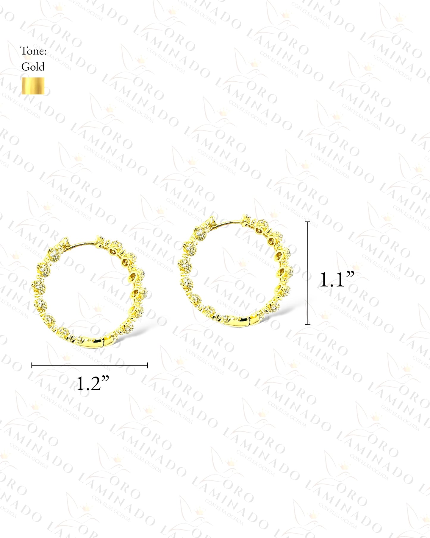 High Quality Line Design Hoop Earrings C434