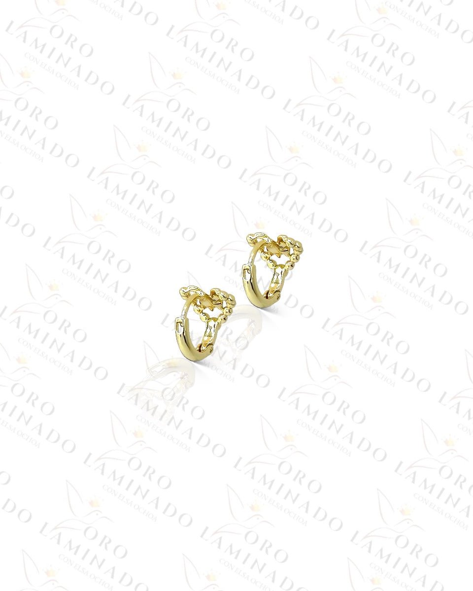 High Quality Golden Heart and Butterfly Earrings G413