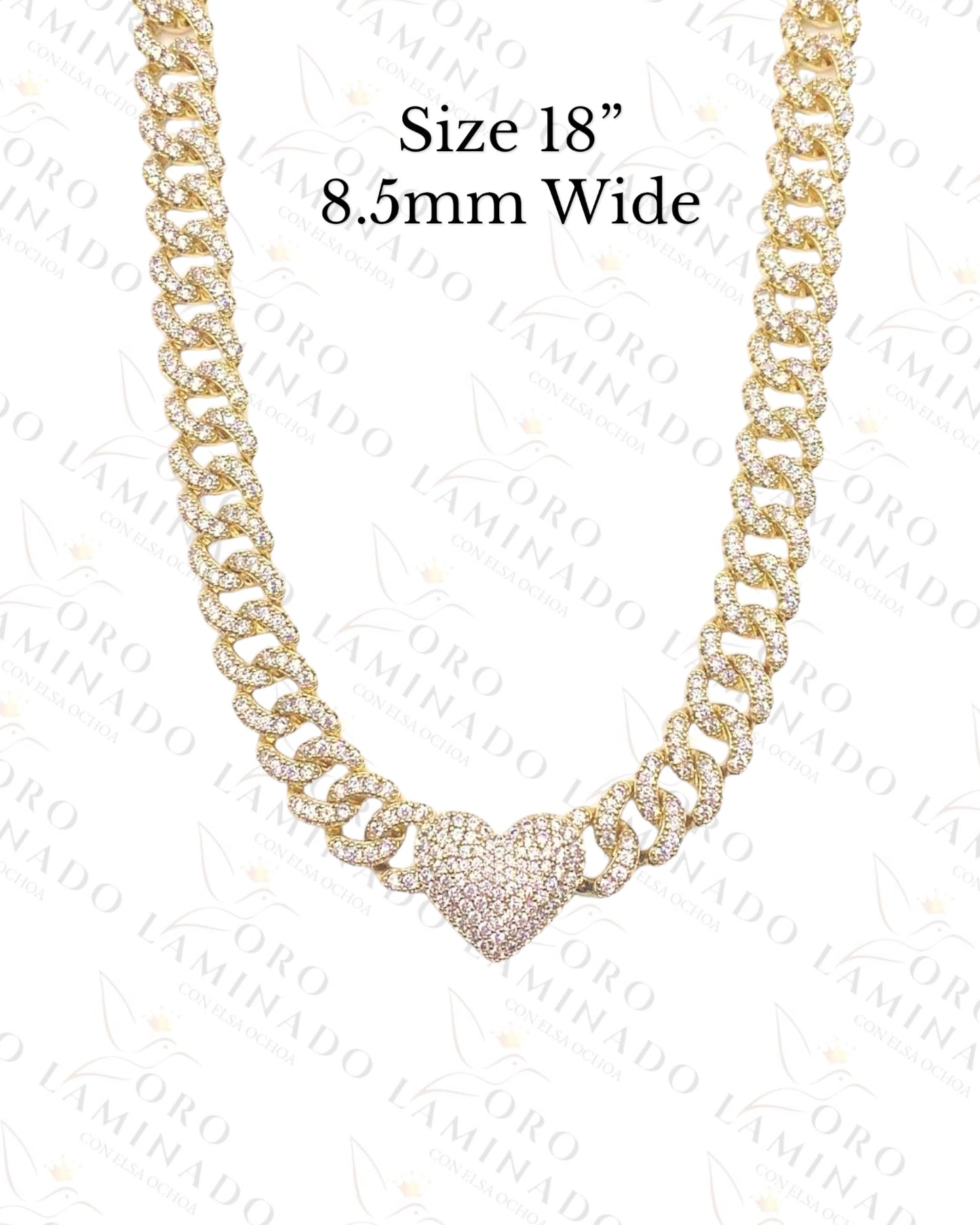 High Quality Heart Monaco Chain B115